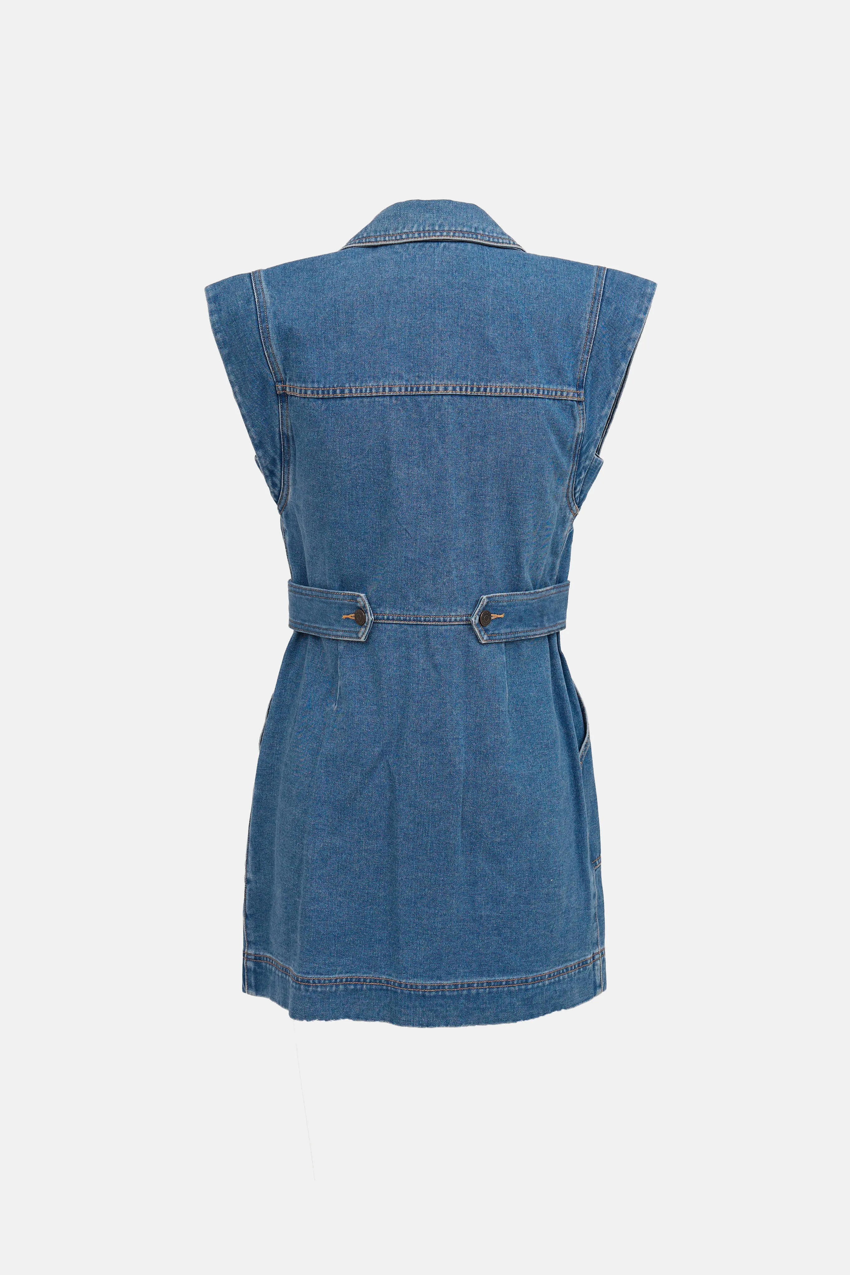 Jax Denim Cap Sleeve Dress sold by VSP Consignment product image thumbnail 2
