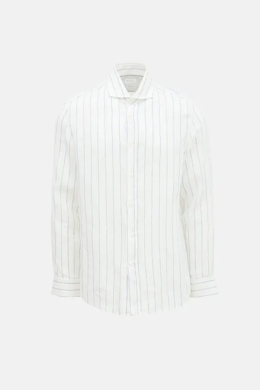Linen Stripe Shirt sold by VSP Consignment