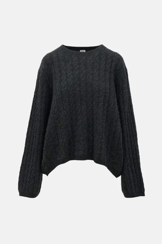 Cashmere Cable Knit Sweater sold by VSP Consignment