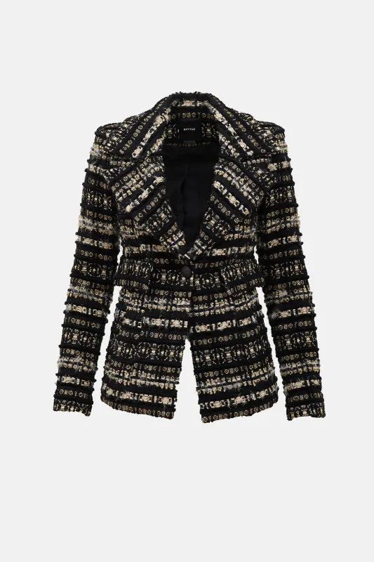 Metallic Bouclé Blazer sold by VSP Consignment