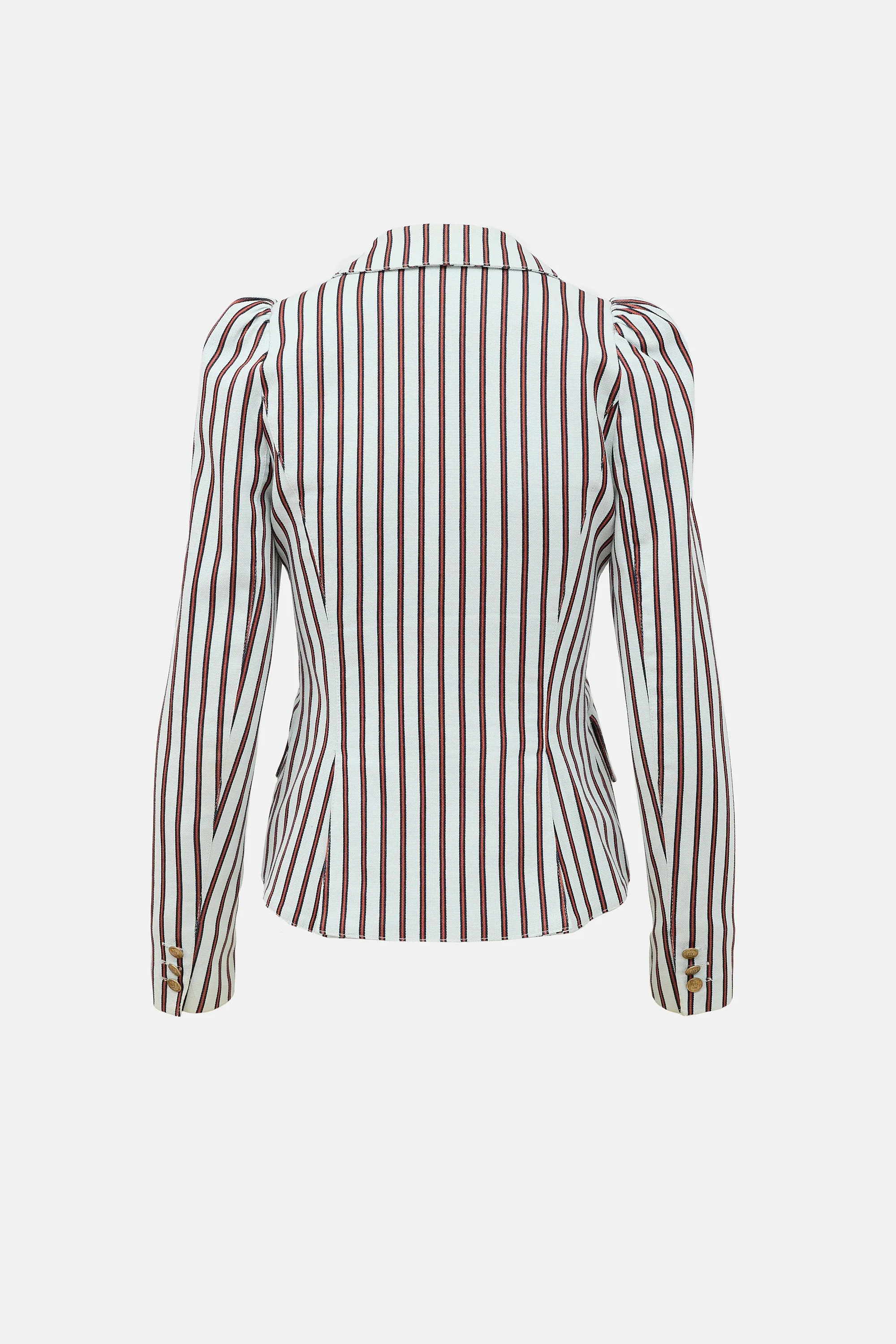 Striped One Button Blazer sold by VSP Consignment product image thumbnail 2