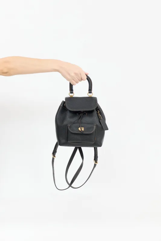 Leather Riya 21 Backpack sold by VSP Consignment