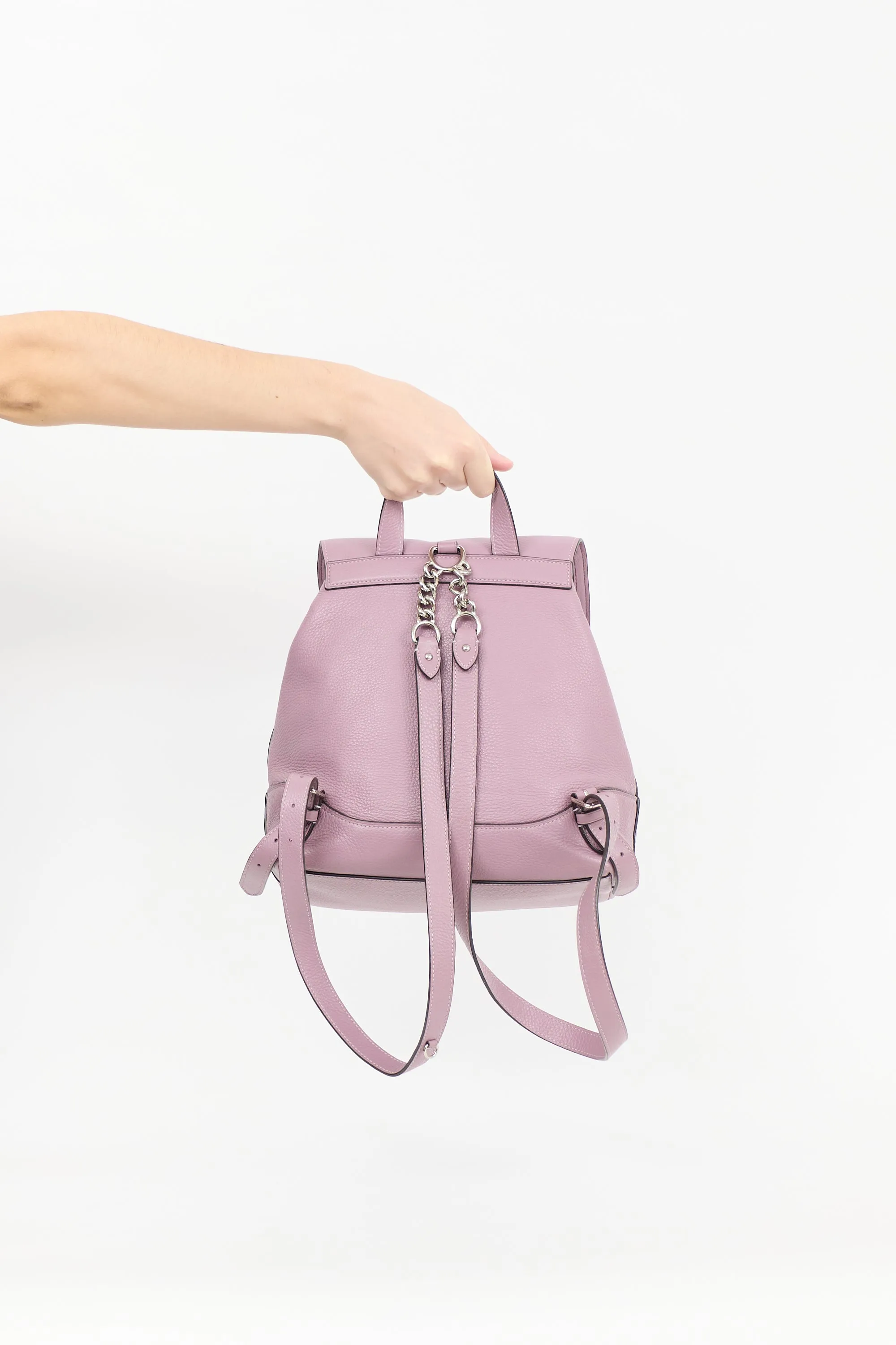 Leather Elle Backpack sold by VSP Consignment product image thumbnail 3