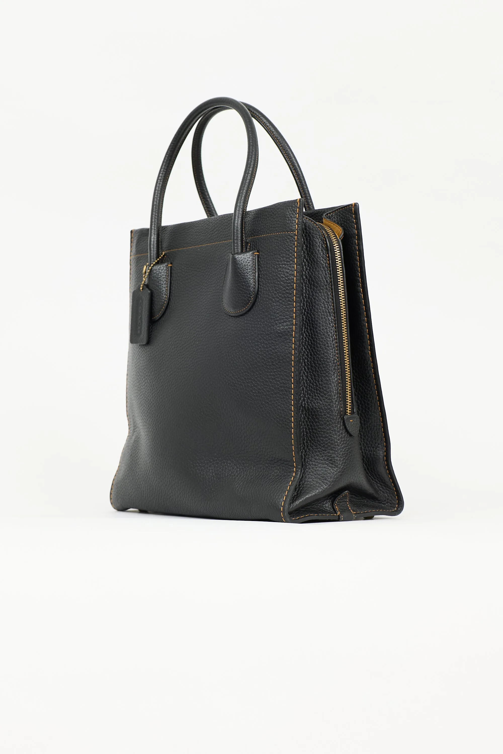 Leather Cashin Carry Tote sold by VSP Consignment product image thumbnail 3