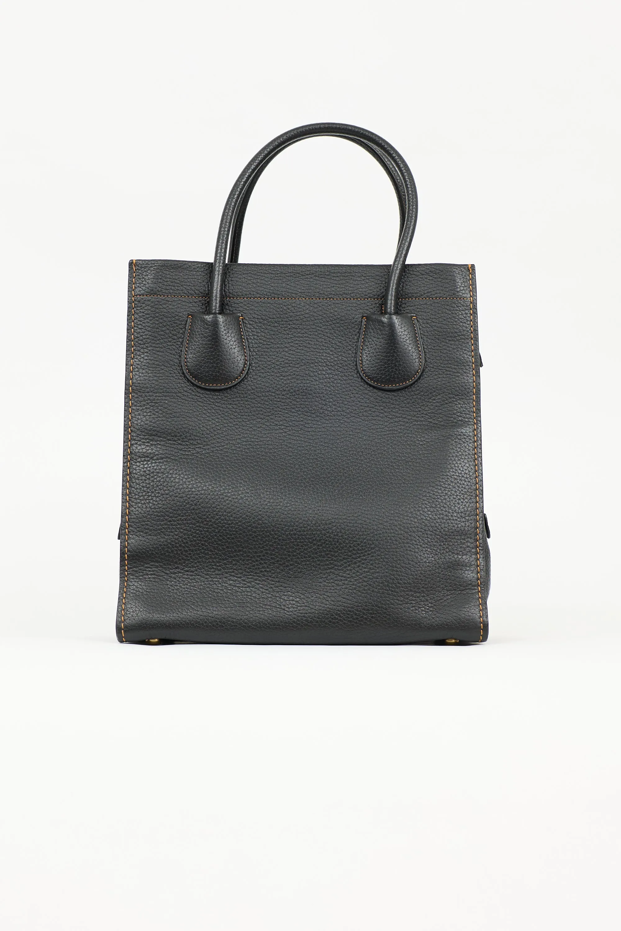Leather Cashin Carry Tote sold by VSP Consignment product image thumbnail 4