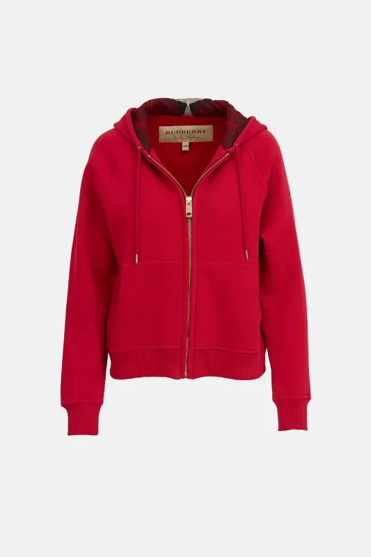 Zip Up Hoodie made by Burberry