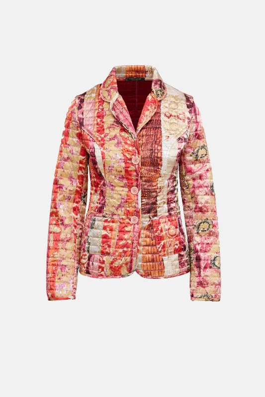 Patterned Quilted Jacket sold by VSP Consignment