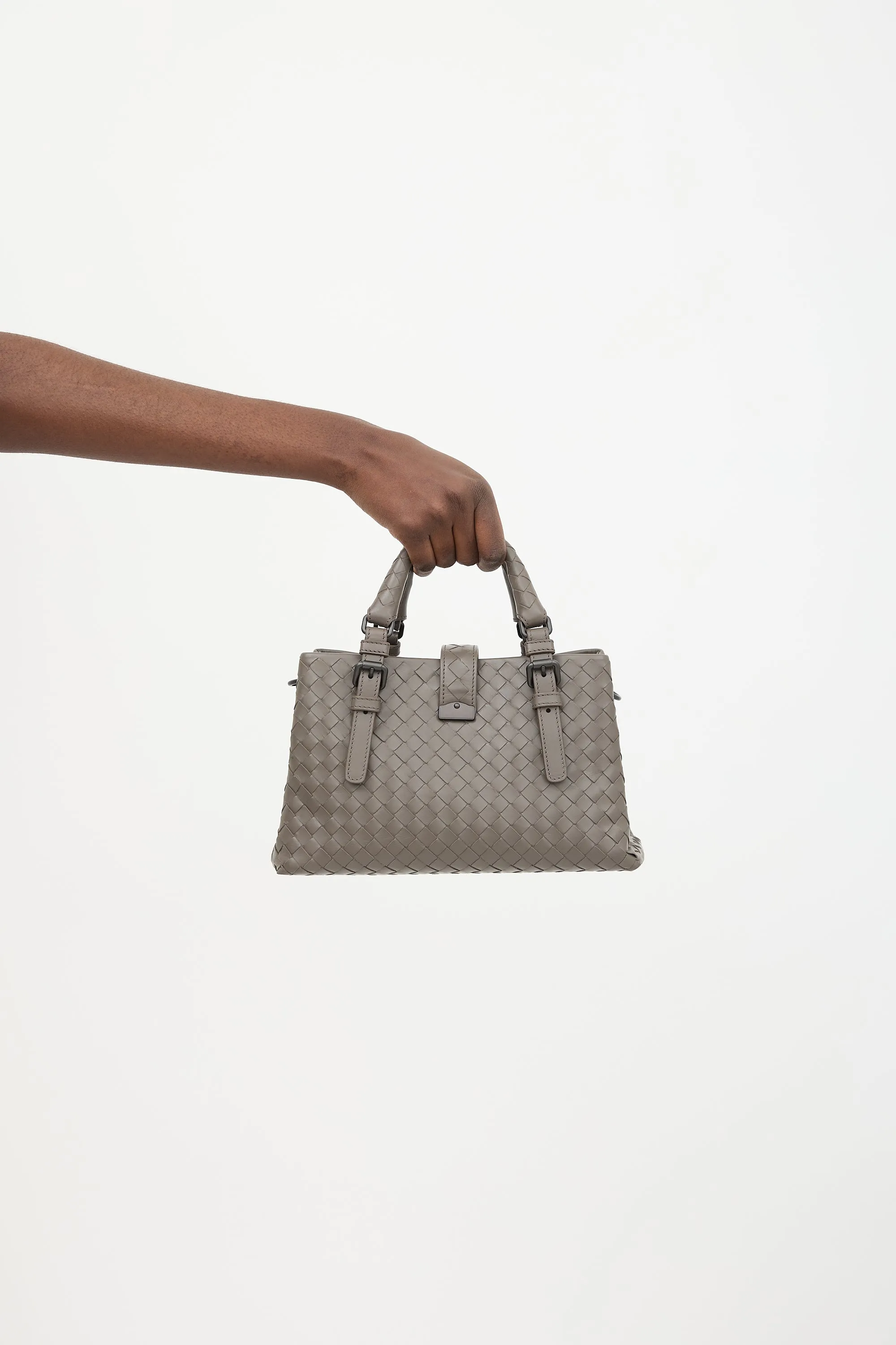 Intrecciato Leather Mini Roma Bag sold by VSP Consignment product image thumbnail 4