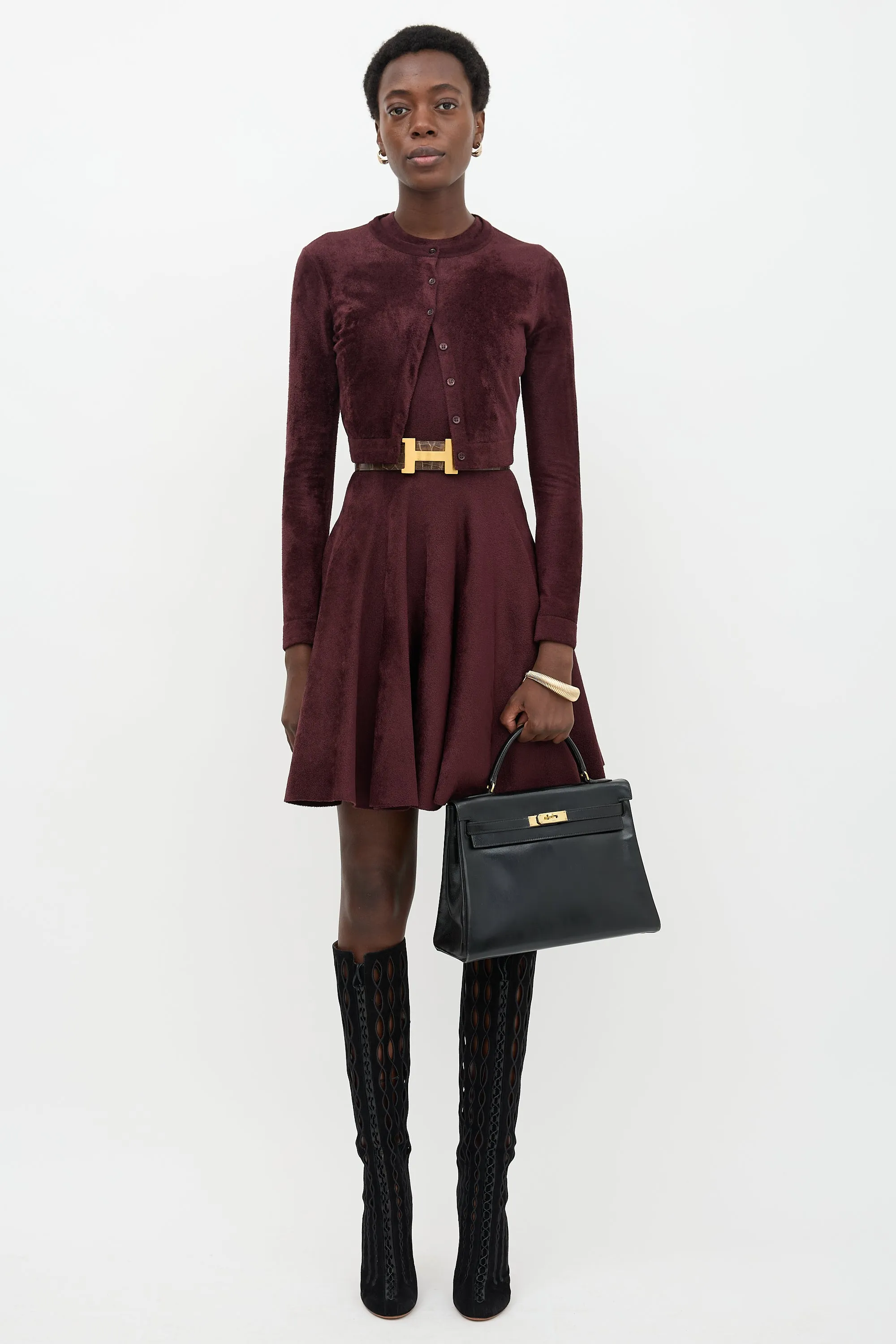 1964 Noir Box Kelly Retourne 32 Bag sold by VSP Consignment product image thumbnail 3