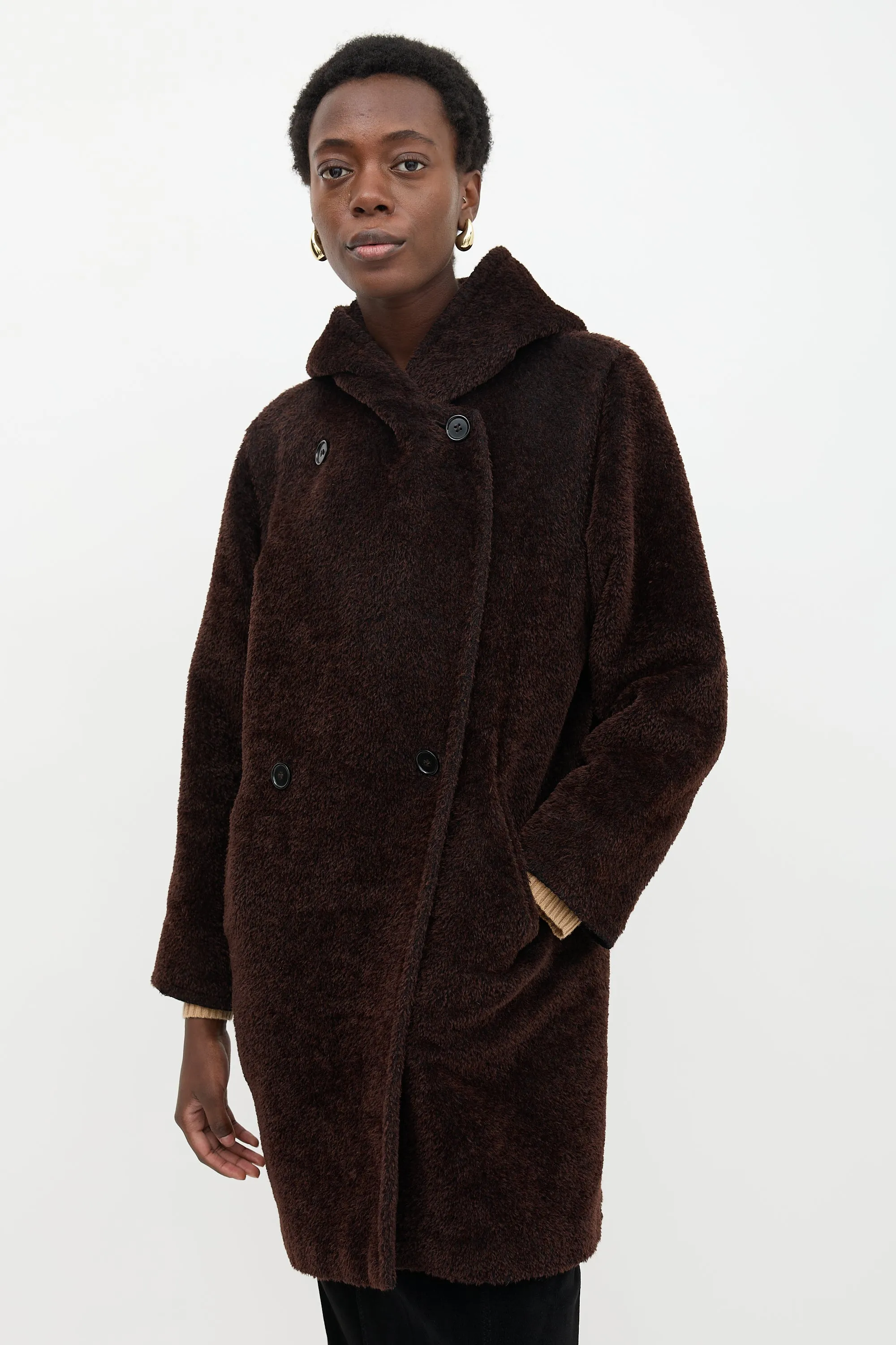 Wool Hooded Coat sold by VSP Consignment product image thumbnail 3