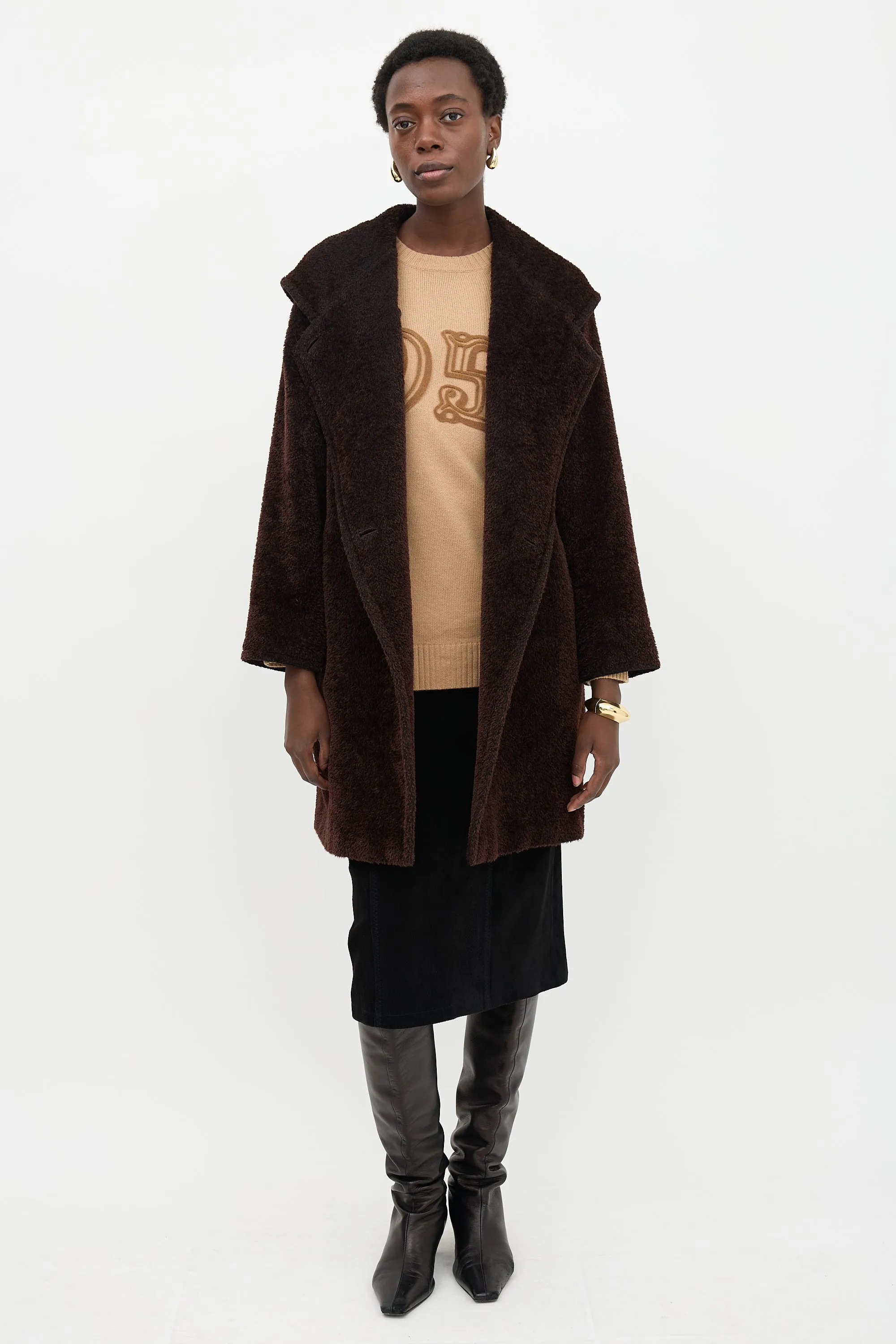 Wool Hooded Coat sold by VSP Consignment product image thumbnail 5
