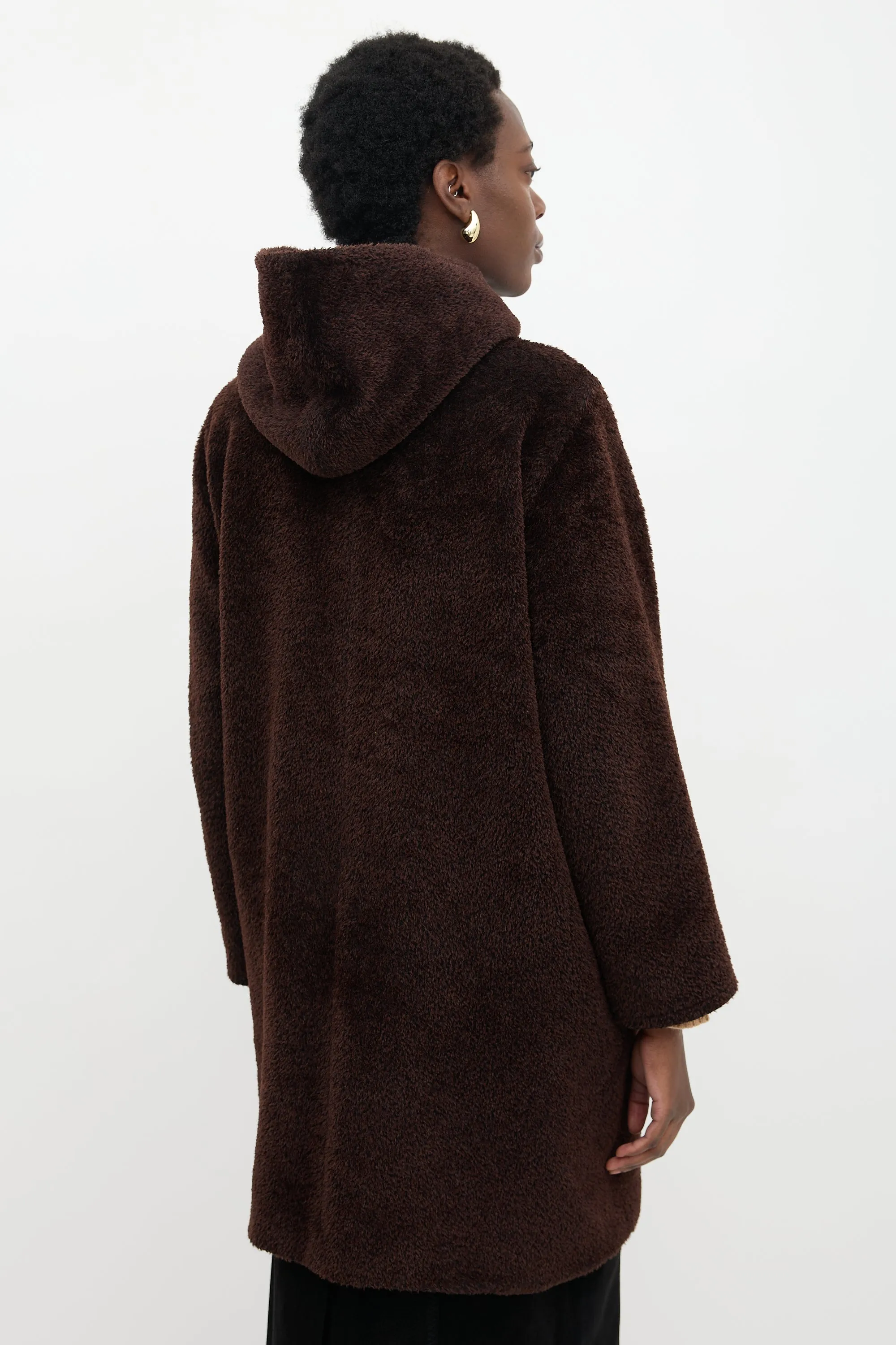 Wool Hooded Coat sold by VSP Consignment product image thumbnail 4