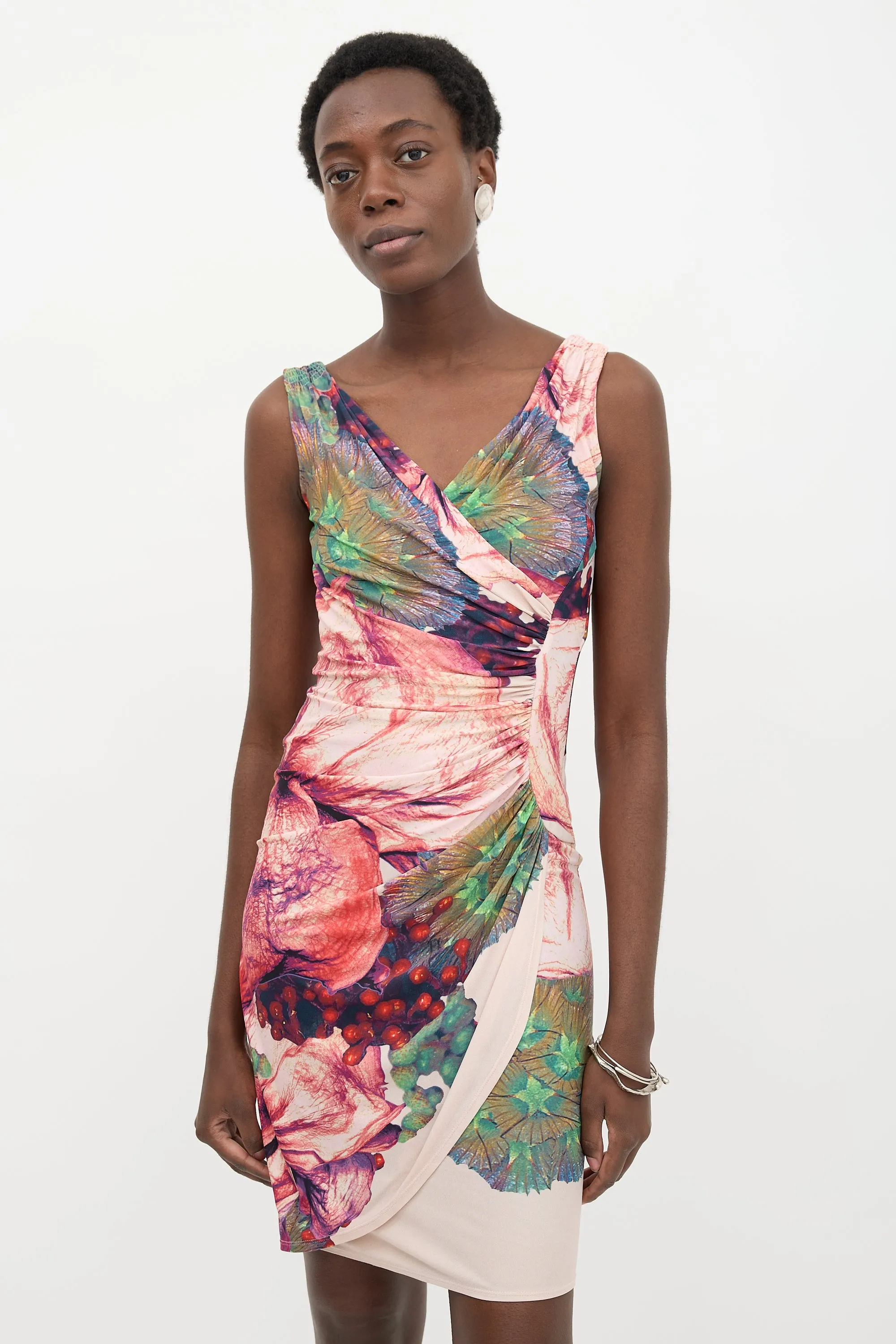Printed Gathered Dress sold by VSP Consignment product image thumbnail 2