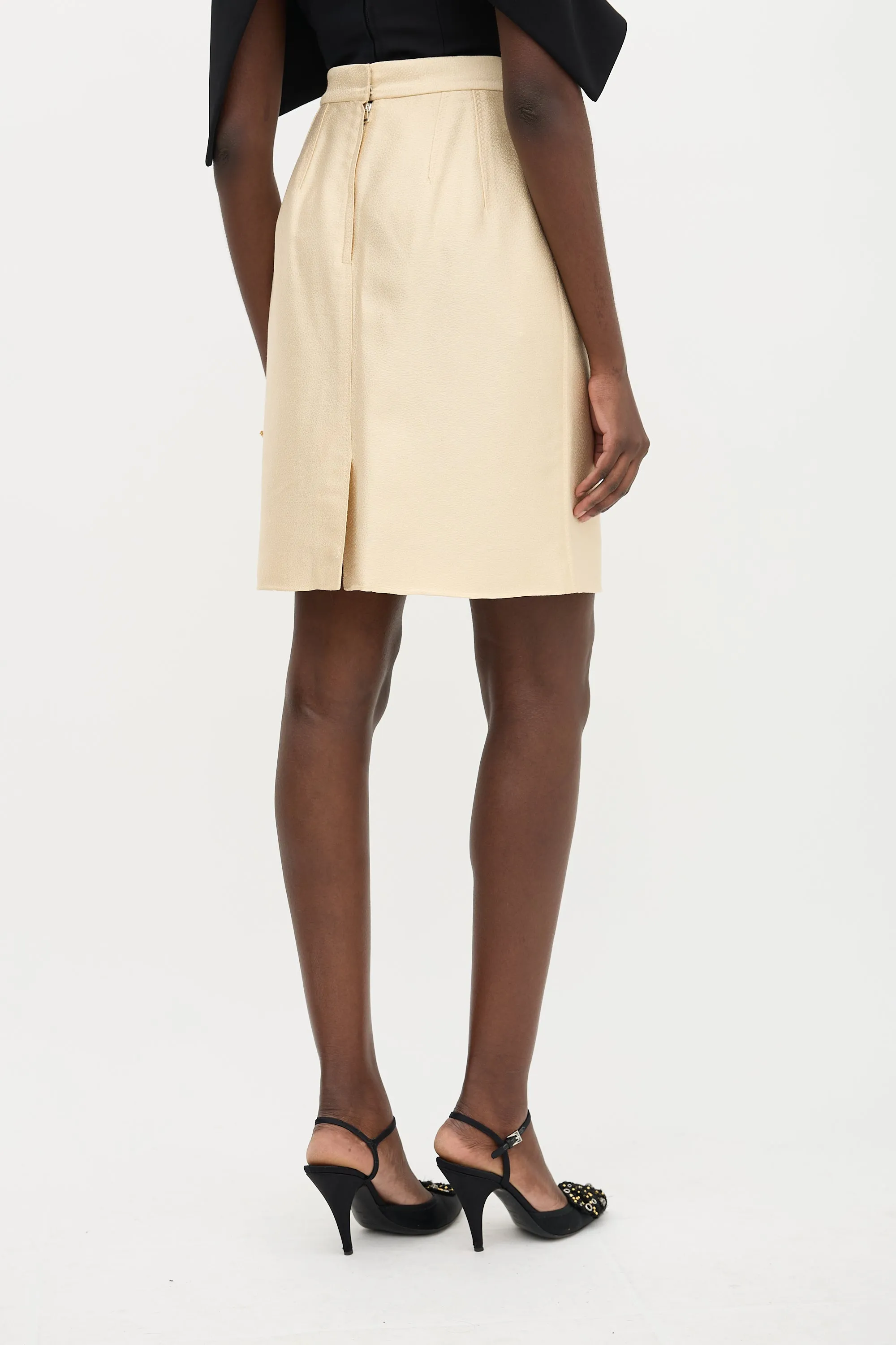 Satin Midi Skirt sold by VSP Consignment product image thumbnail 4