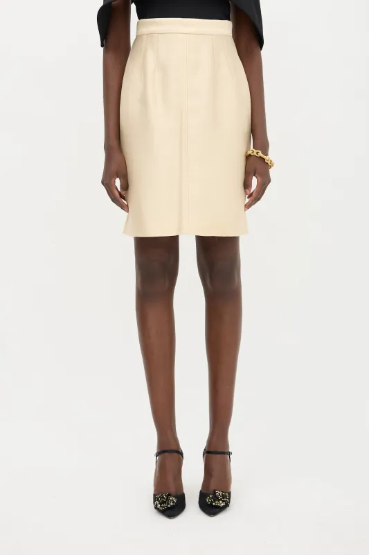 Satin Midi Skirt sold by VSP Consignment