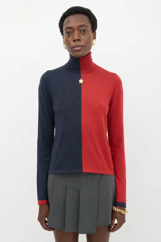 Fall 2009 Cashmere Colour Block Sweater sold by VSP Consignment