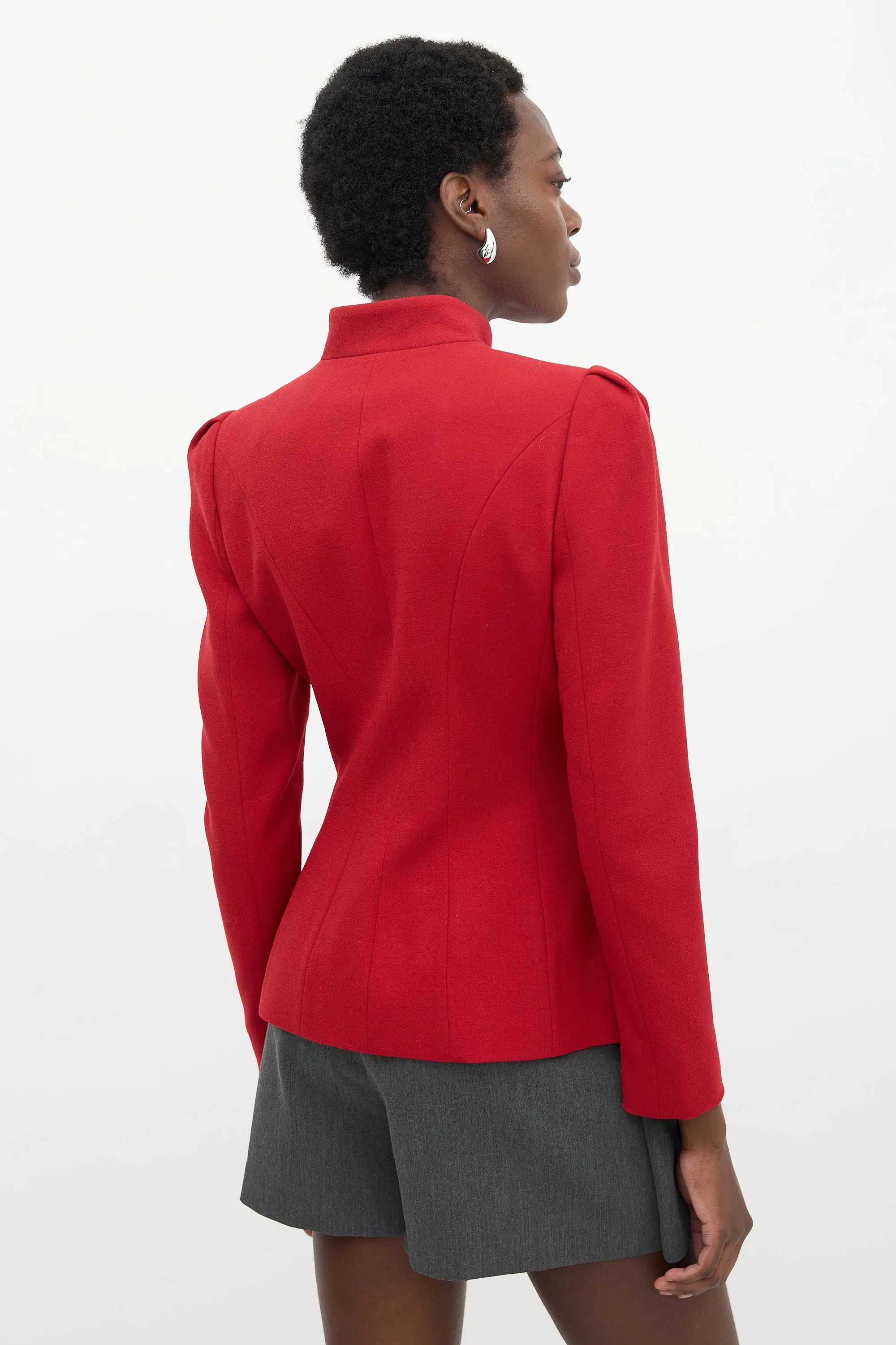 Crepe Wool Jacket sold by VSP Consignment product image thumbnail 4