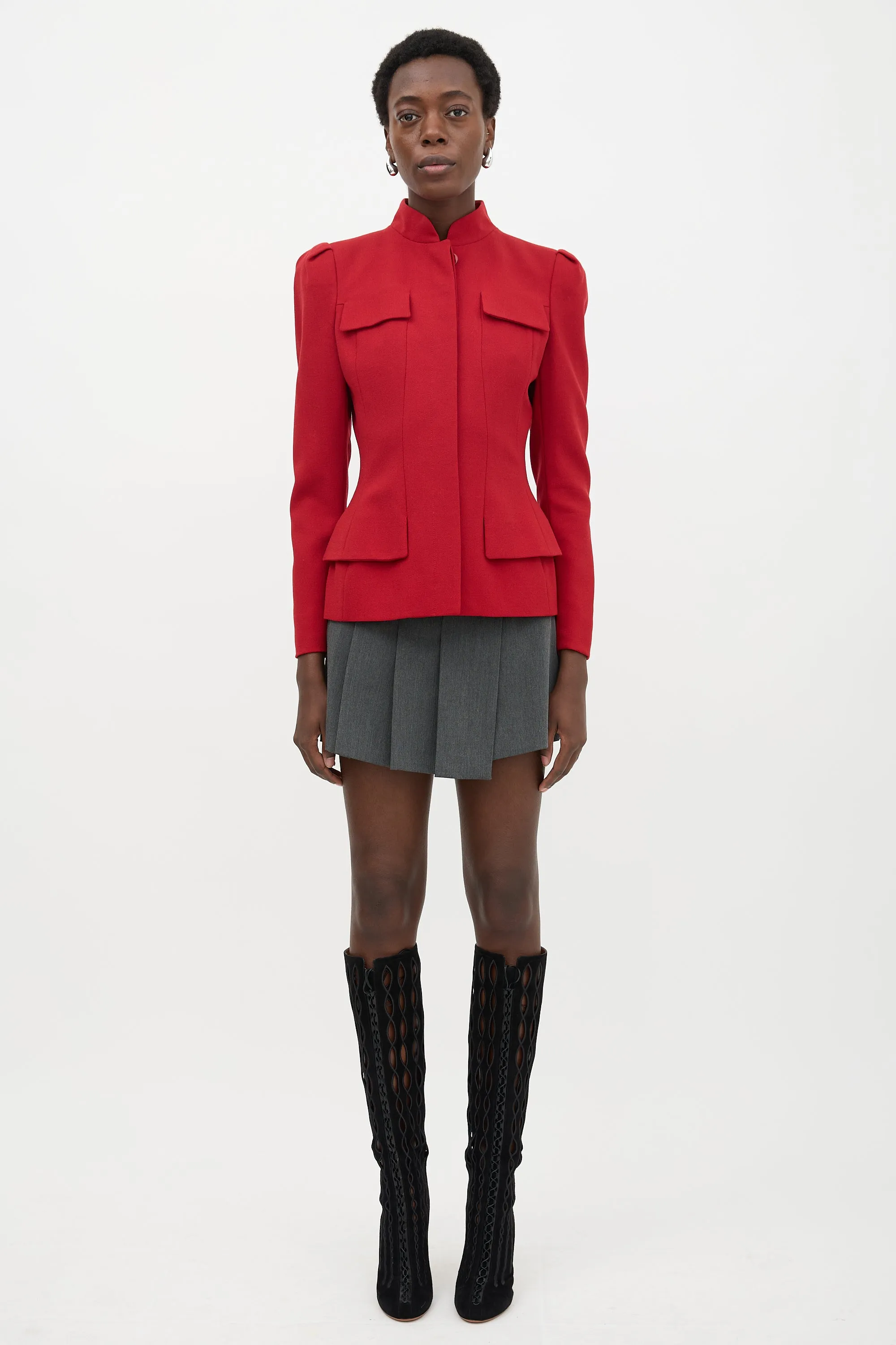 Crepe Wool Jacket sold by VSP Consignment product image thumbnail 2