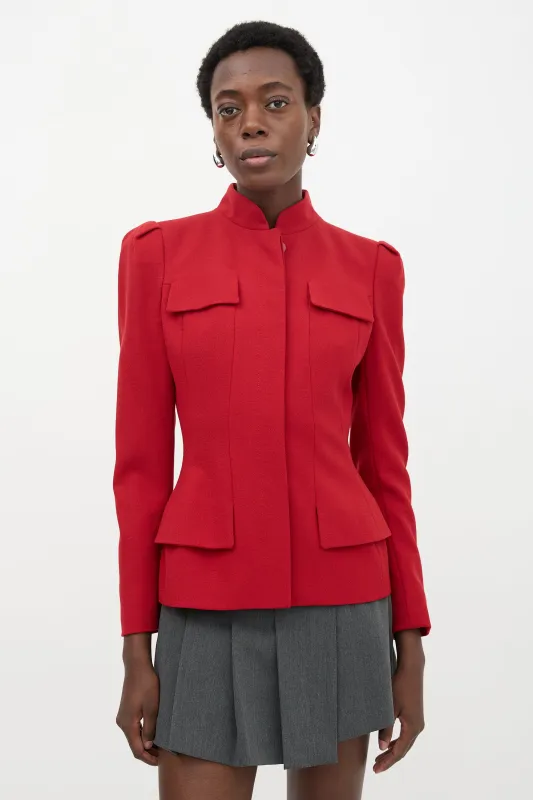 Crepe Wool Jacket sold by VSP Consignment