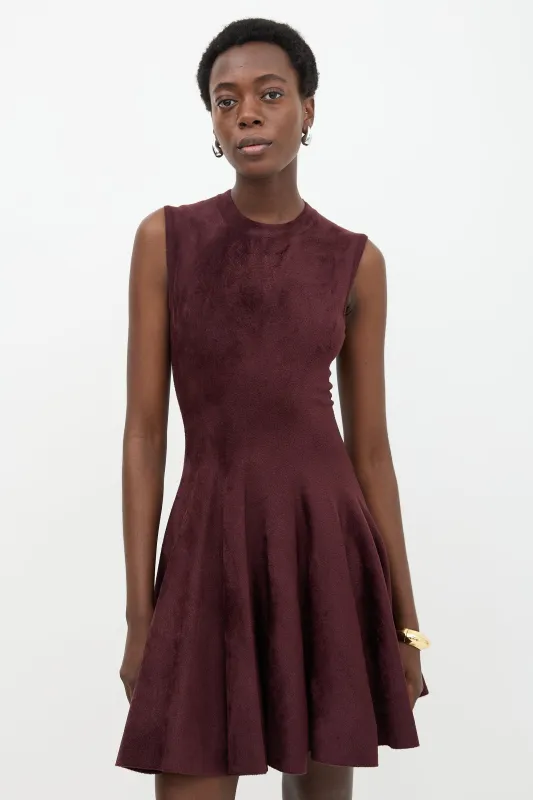 Velour Flare Dress made by Alaia