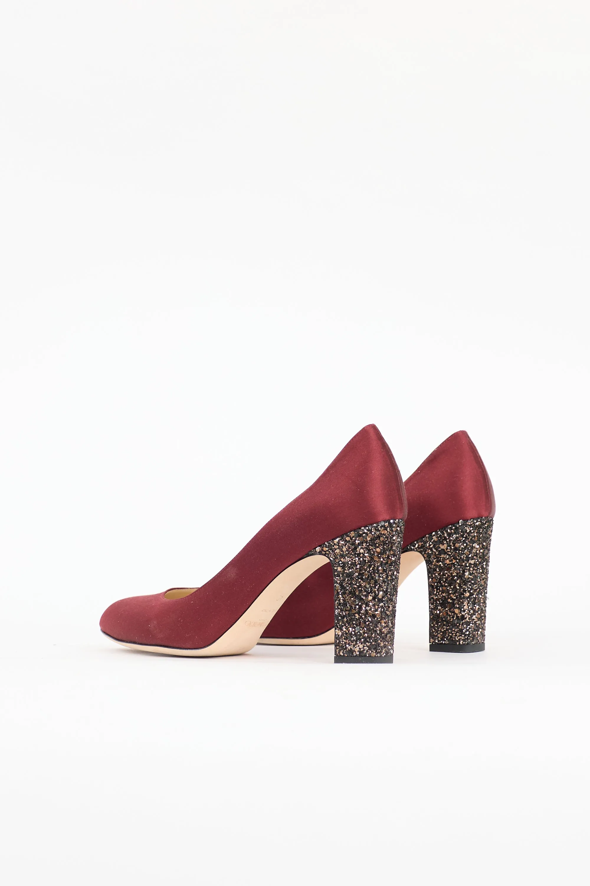 Satin & Glitter Billie Pump sold by VSP Consignment product image thumbnail 4