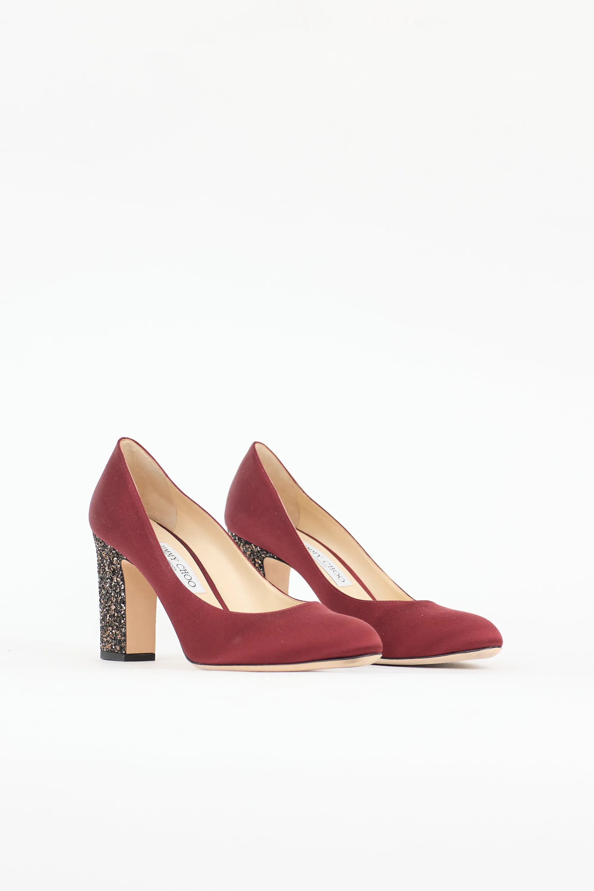 Satin & Glitter Billie Pump sold by VSP Consignment product image thumbnail 2