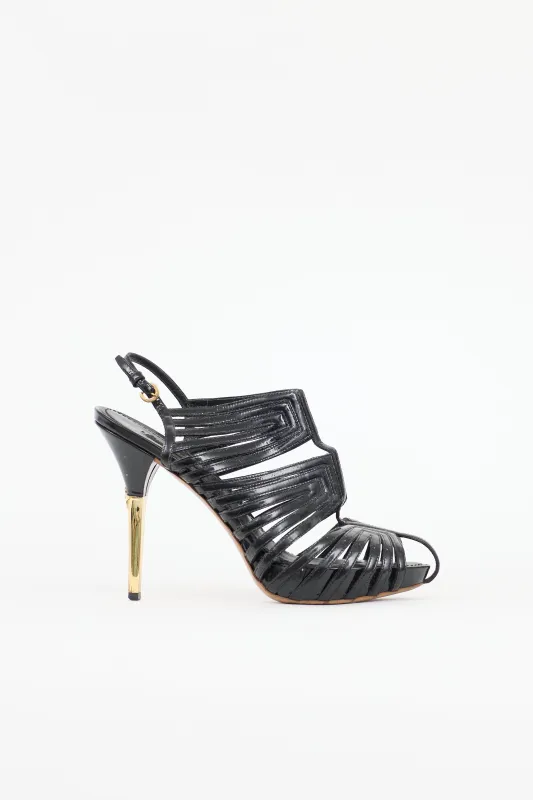 Patent Leather Marbella Heel made by Louis Vuitton