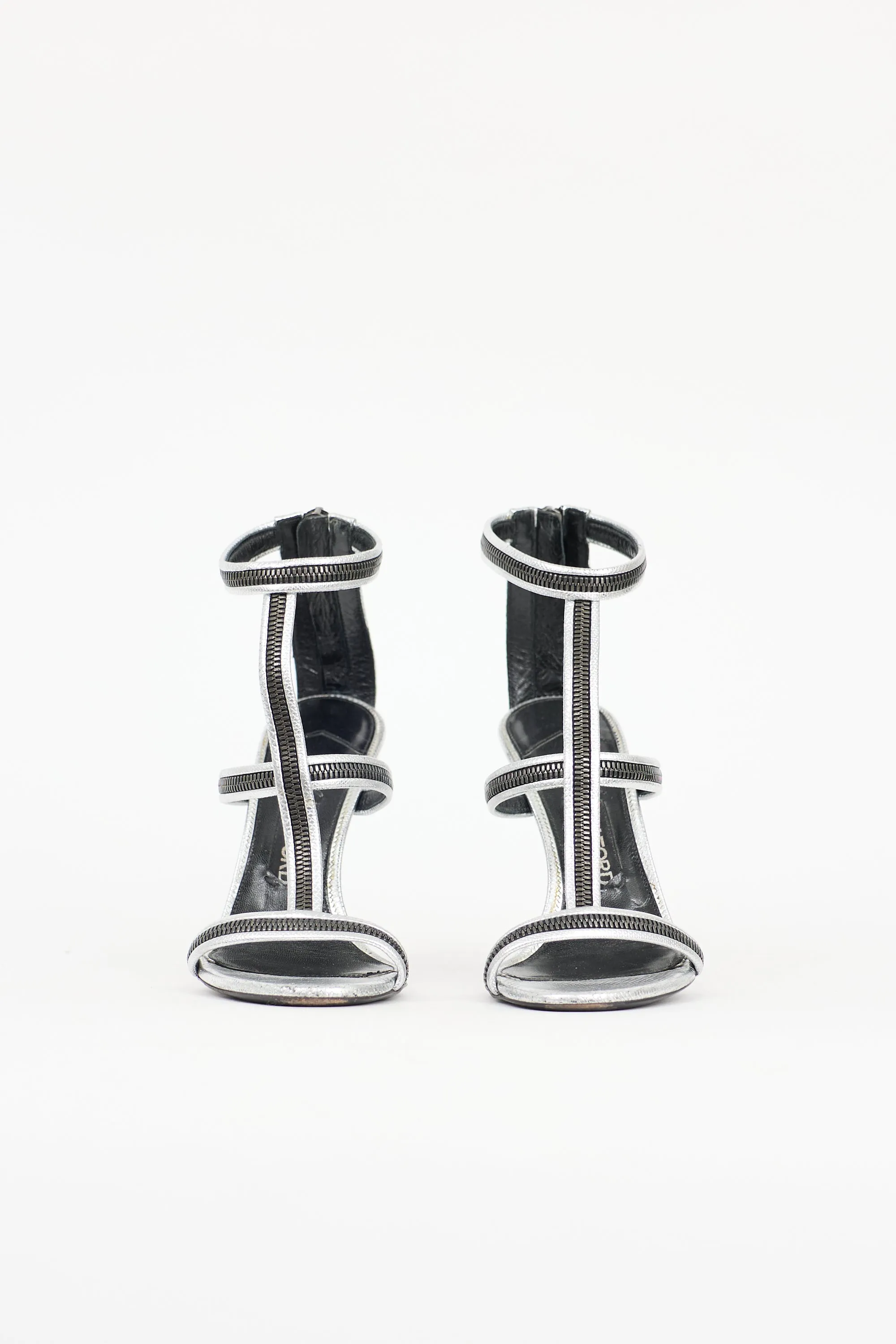 Leather Zipper Sandal sold by VSP Consignment product image thumbnail 3