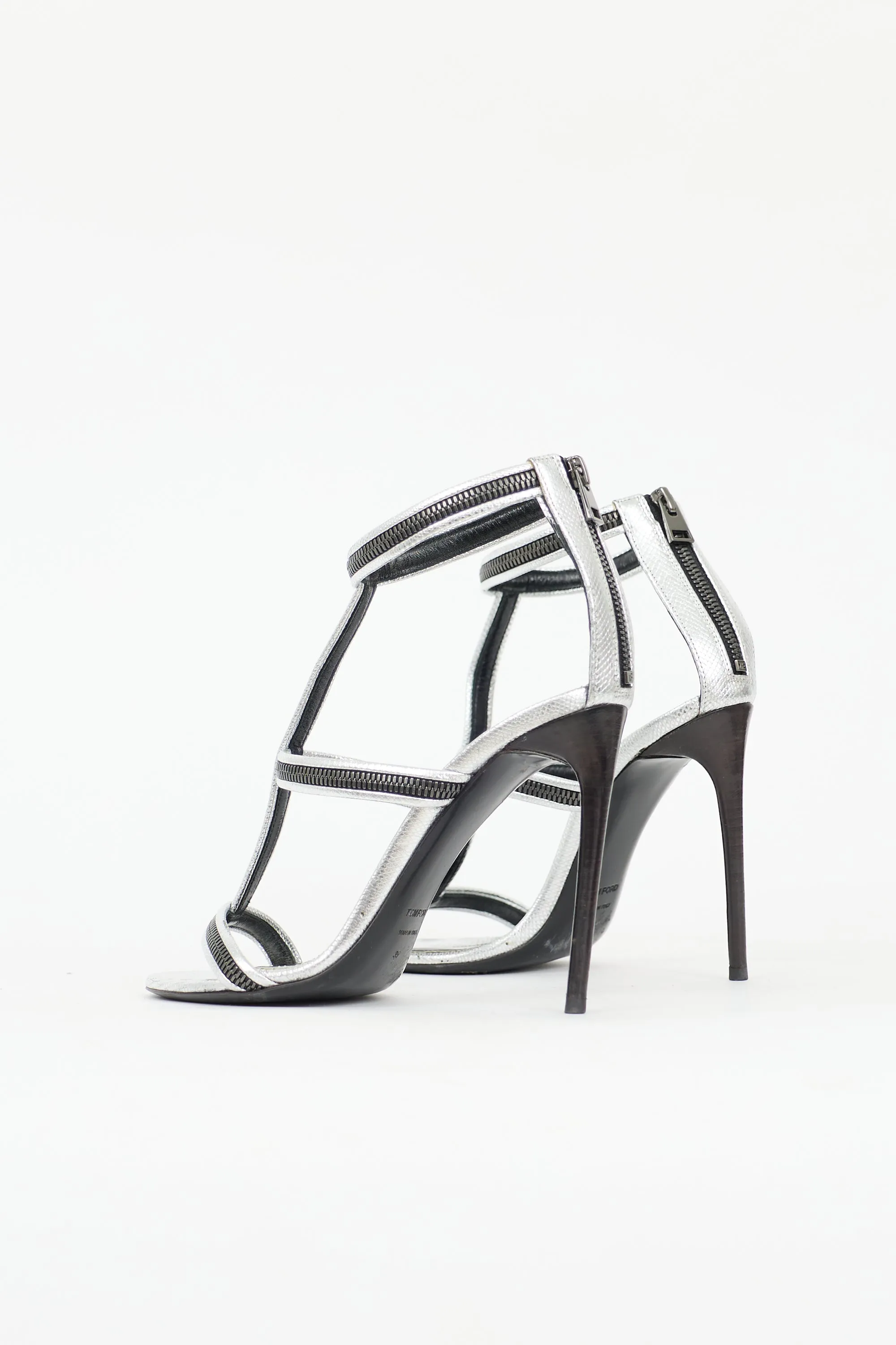 Leather Zipper Sandal sold by VSP Consignment product image thumbnail 4