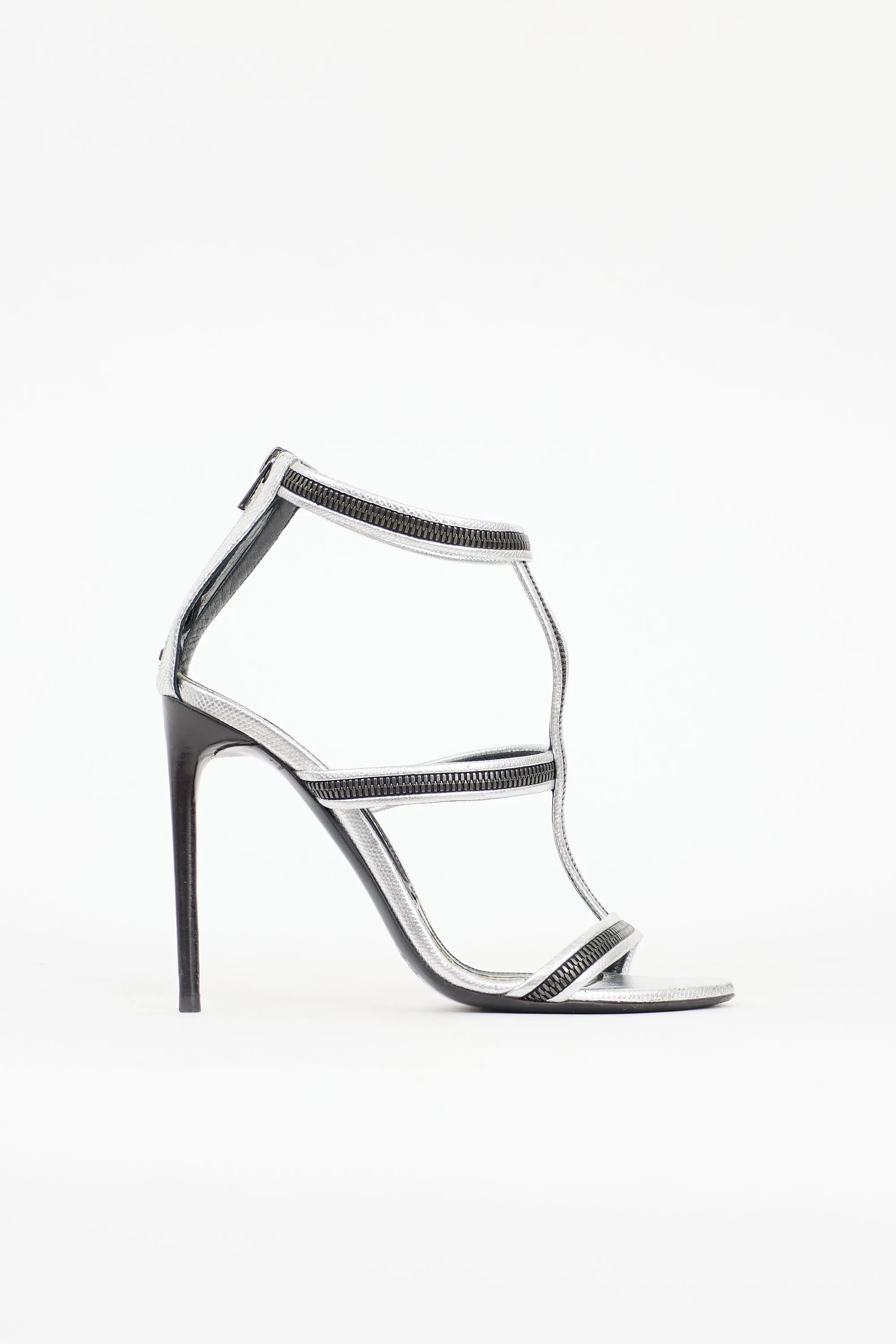 Leather Zipper Sandal sold by VSP Consignment