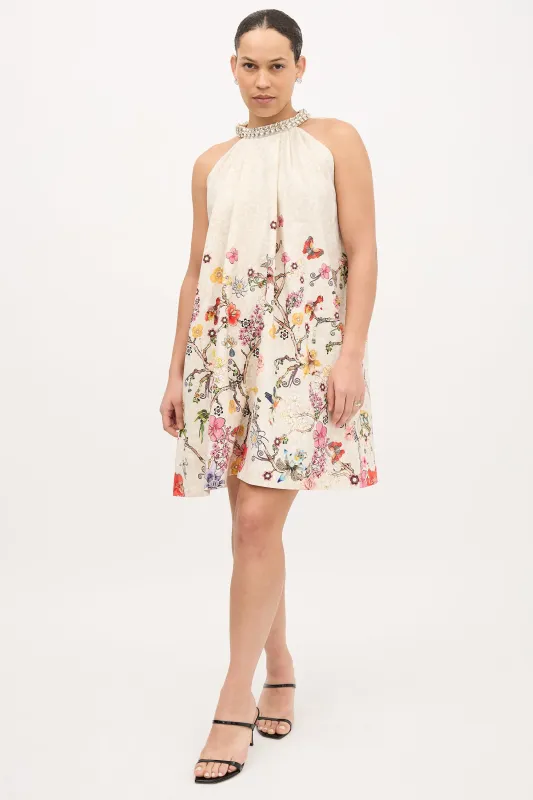 Floral Crystal Dress made by MARY KATRANTZOU