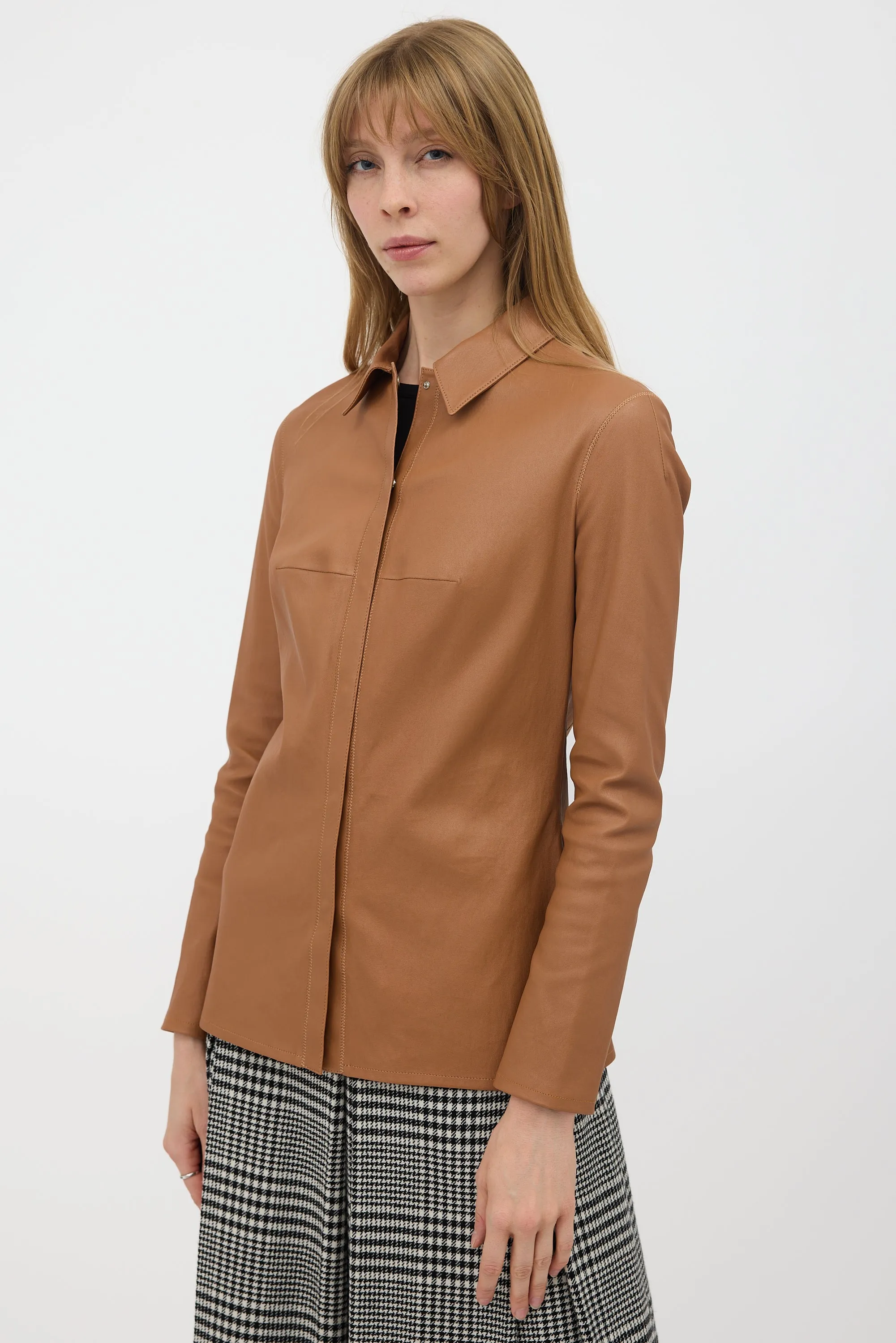 Leather Shirt sold by VSP Consignment product image thumbnail 3