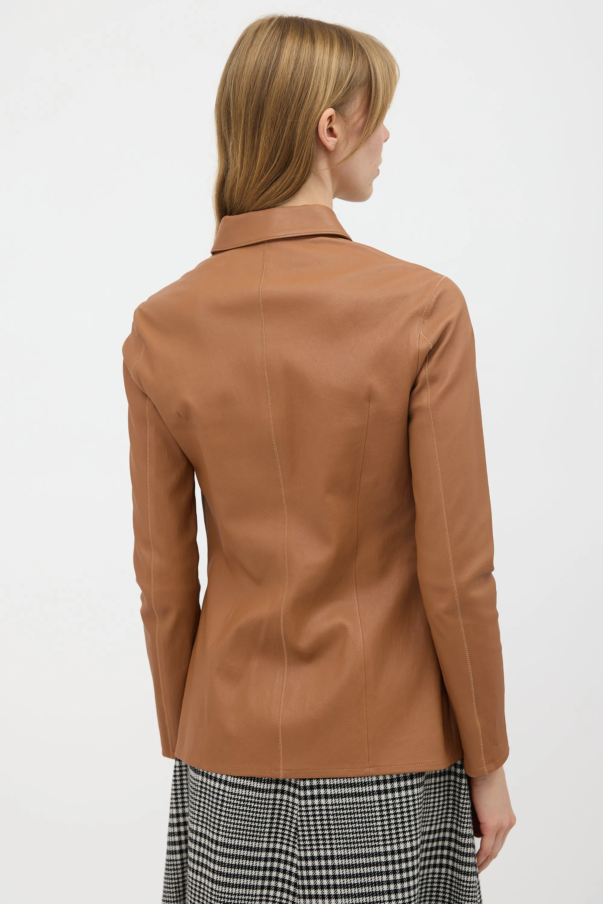 Leather Shirt sold by VSP Consignment product image thumbnail 4
