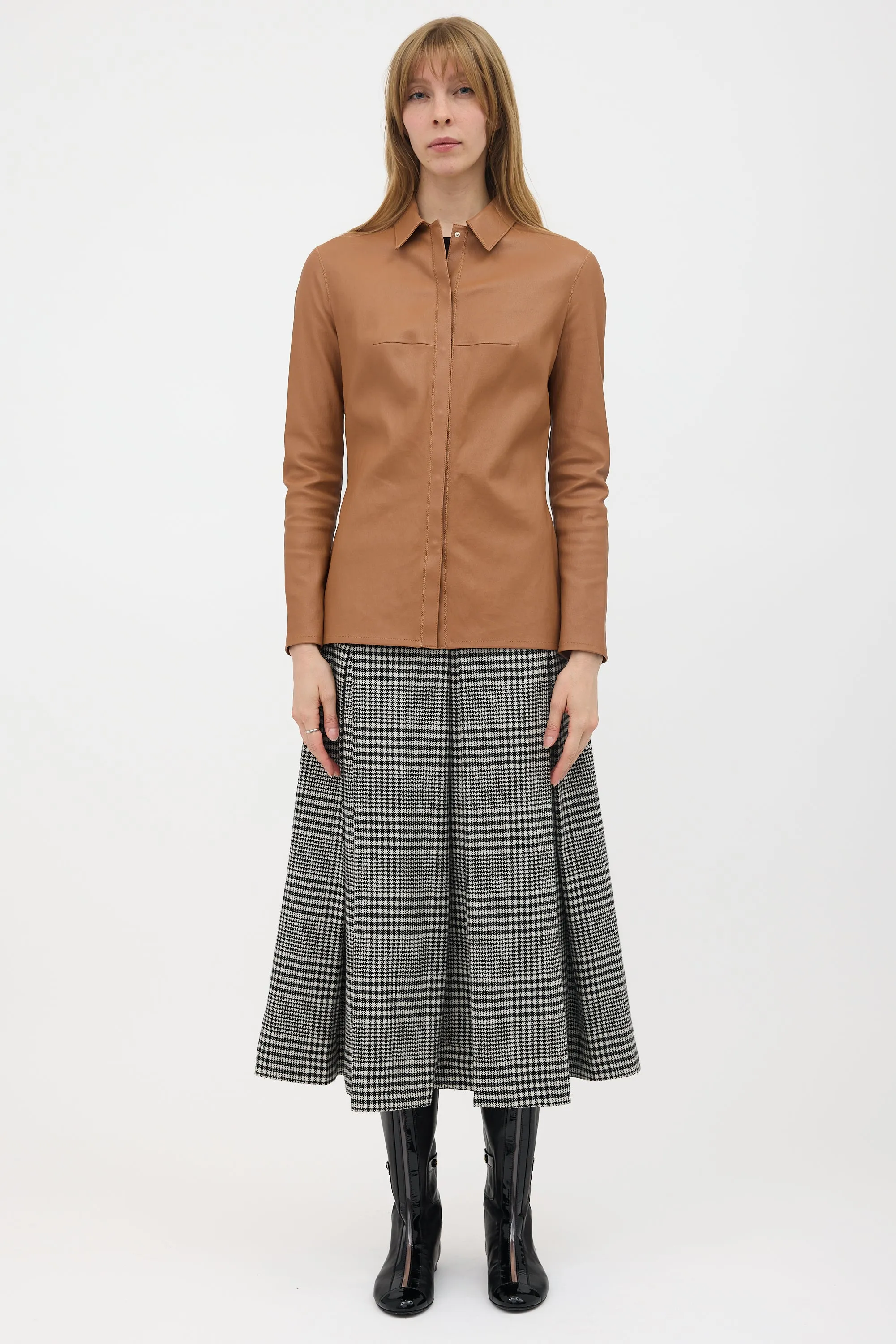 Leather Shirt sold by VSP Consignment product image thumbnail 2