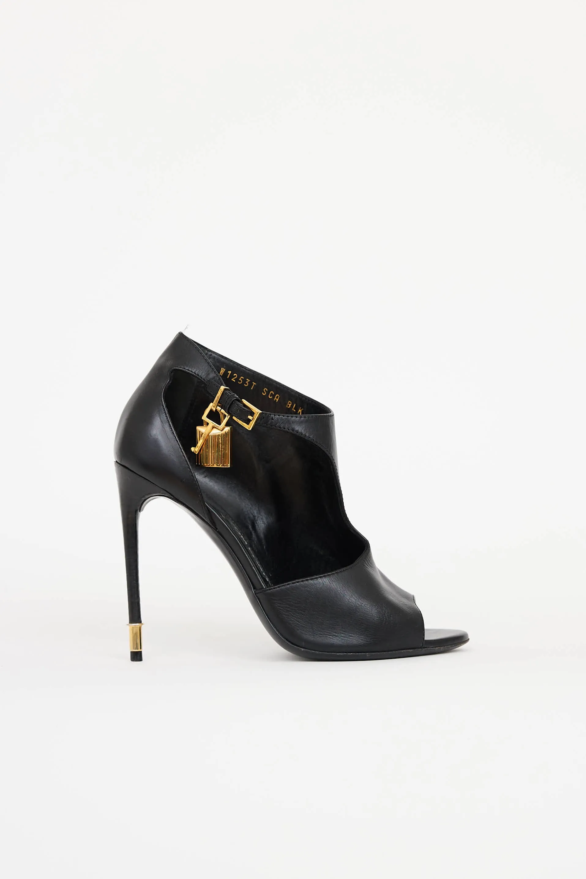 Padlock Peep Toe Heel sold by VSP Consignment