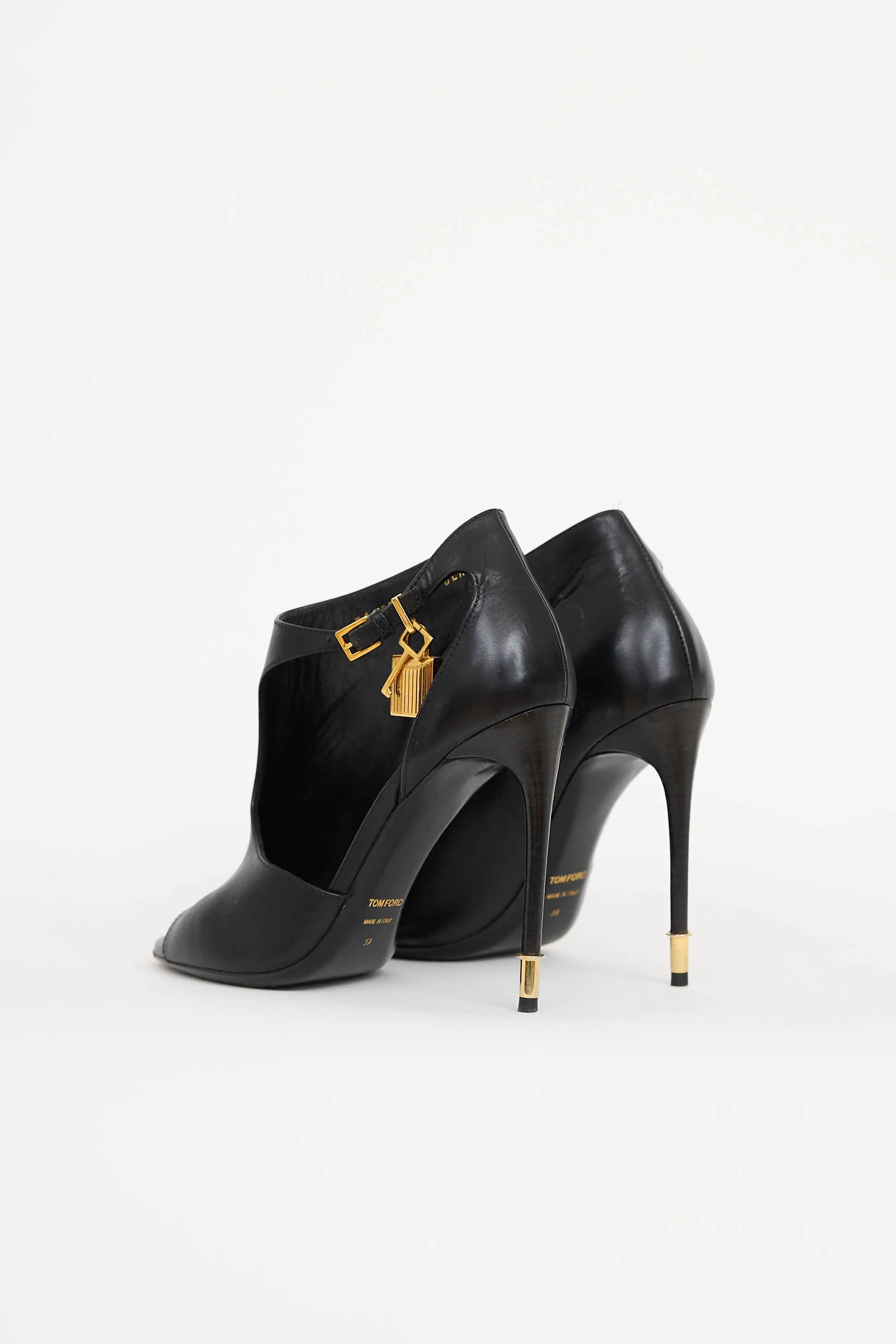 Padlock Peep Toe Heel sold by VSP Consignment product image thumbnail 4