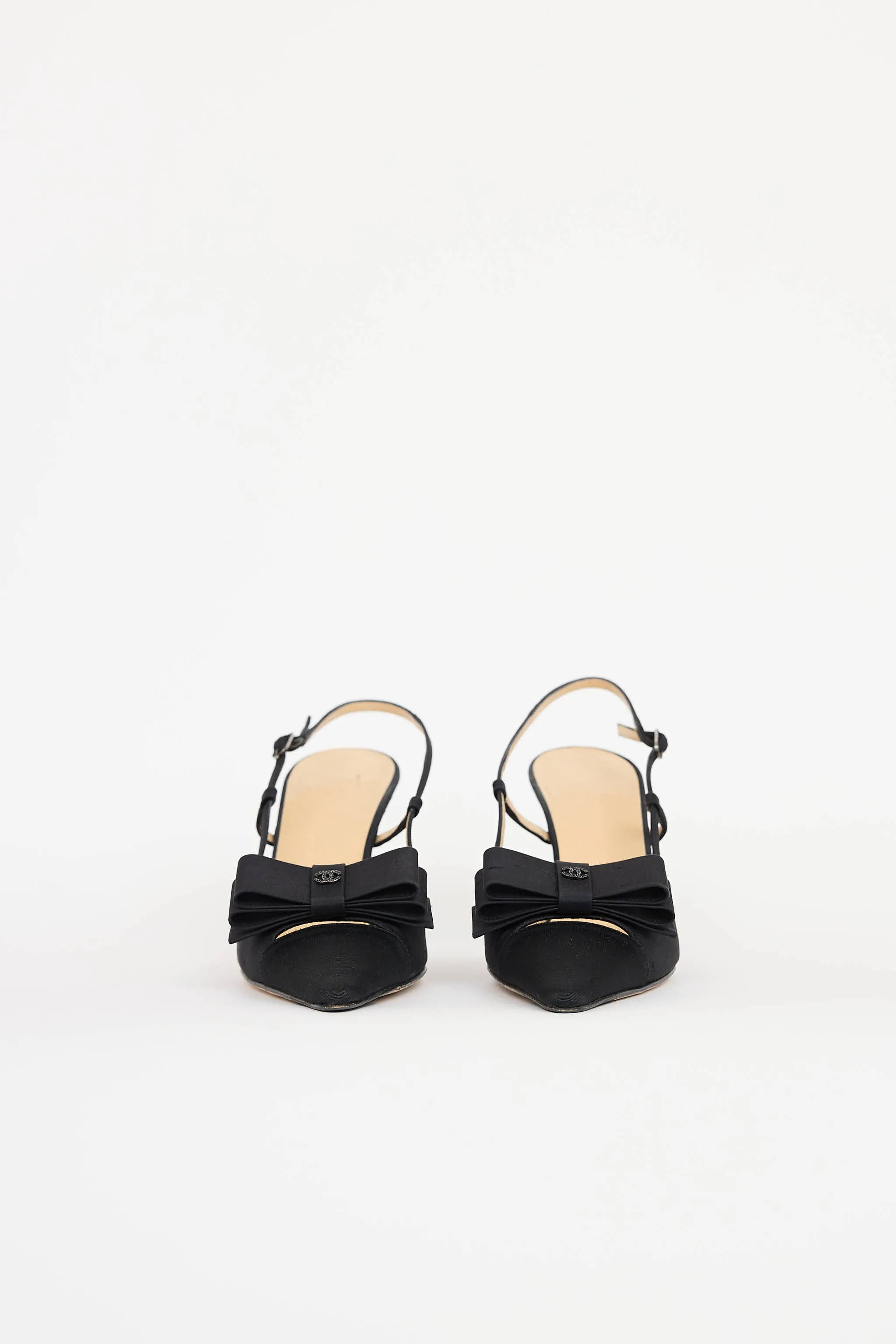 Spring 2003 Satin Slingback Heel sold by VSP Consignment product image thumbnail 3