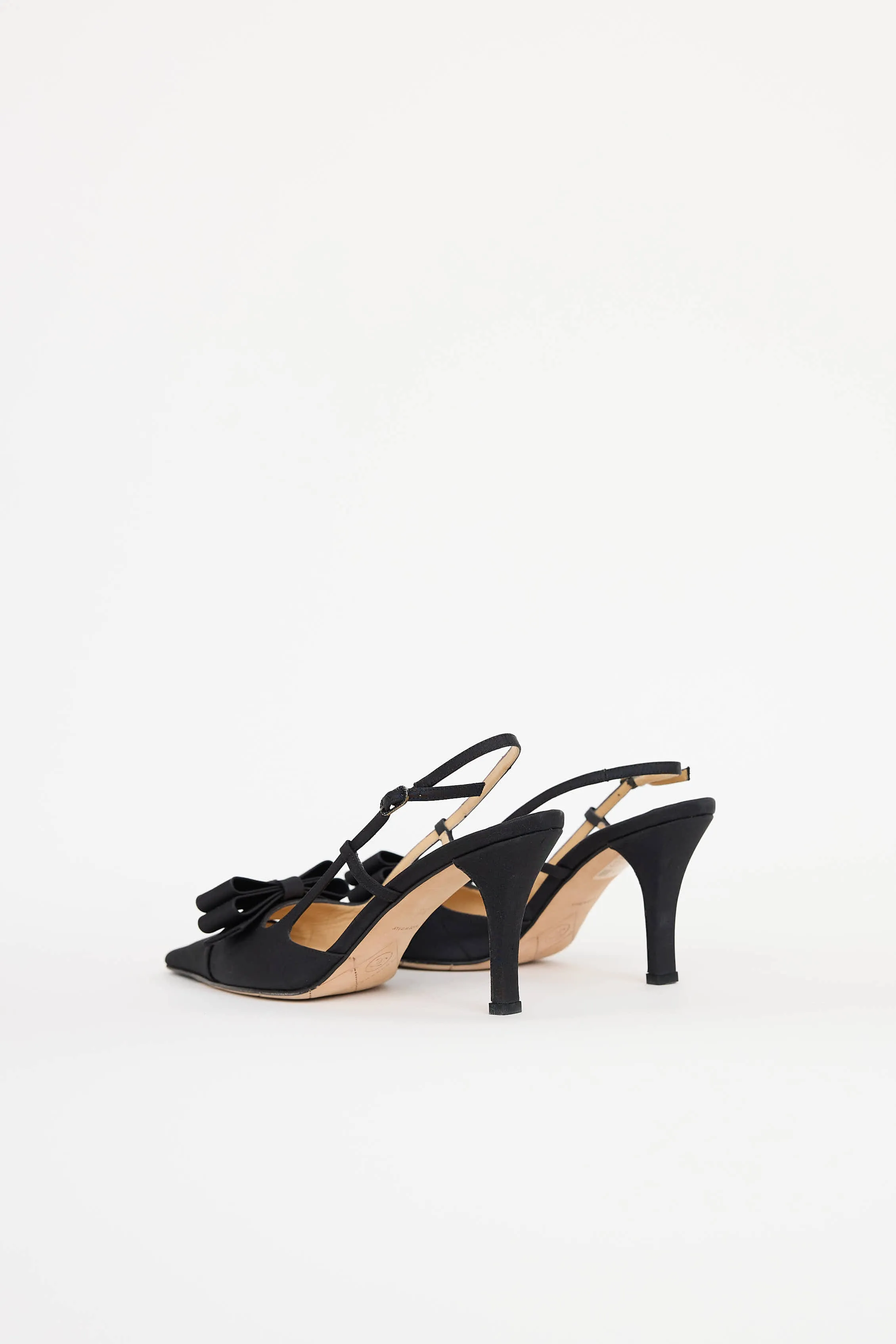 Spring 2003 Satin Slingback Heel sold by VSP Consignment product image thumbnail 4