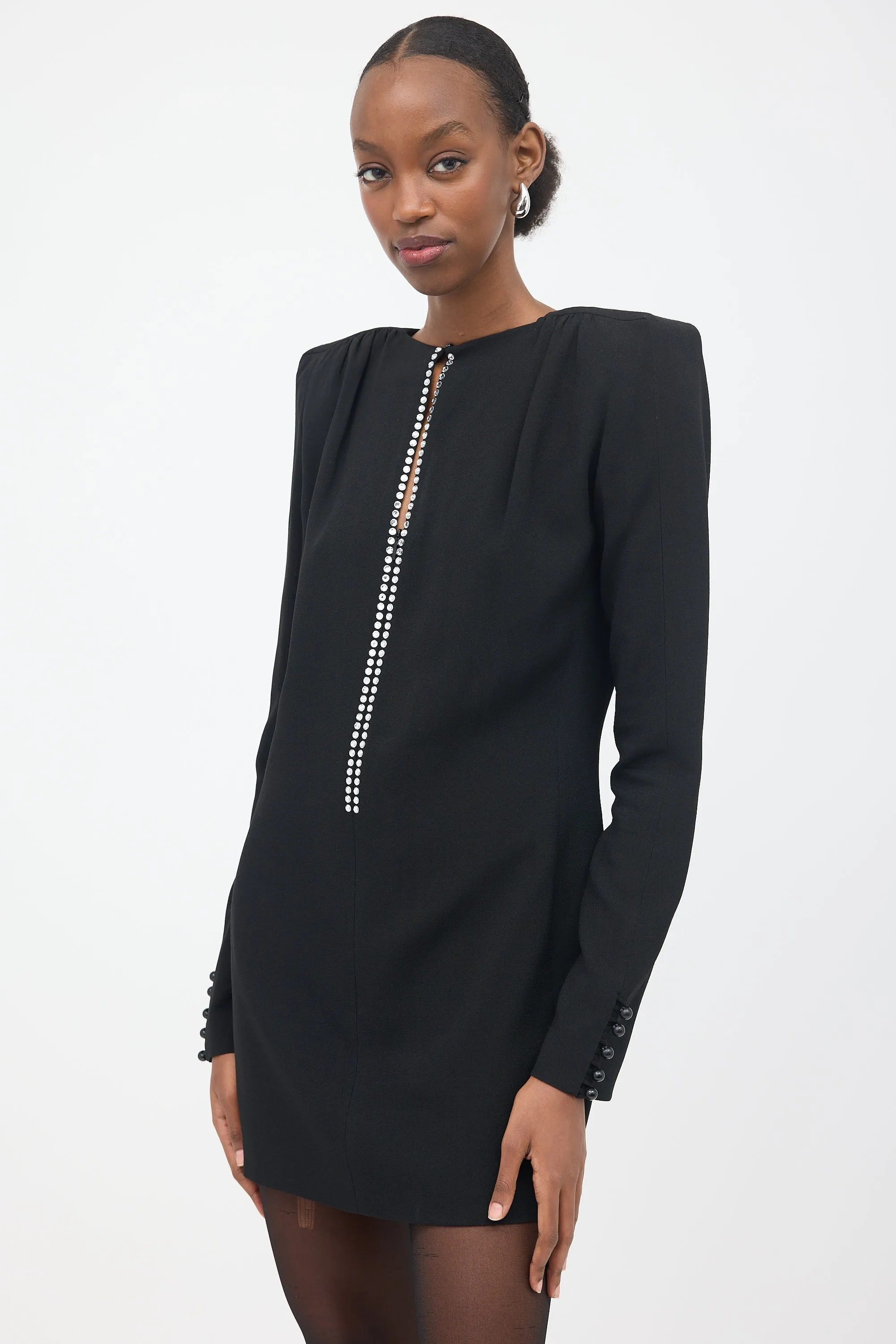FW 2017 Crepe Mini Dress sold by VSP Consignment product image thumbnail 4