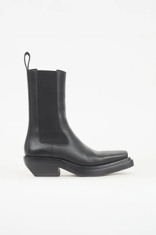 Leather The Lean Boot made by Bottega Veneta