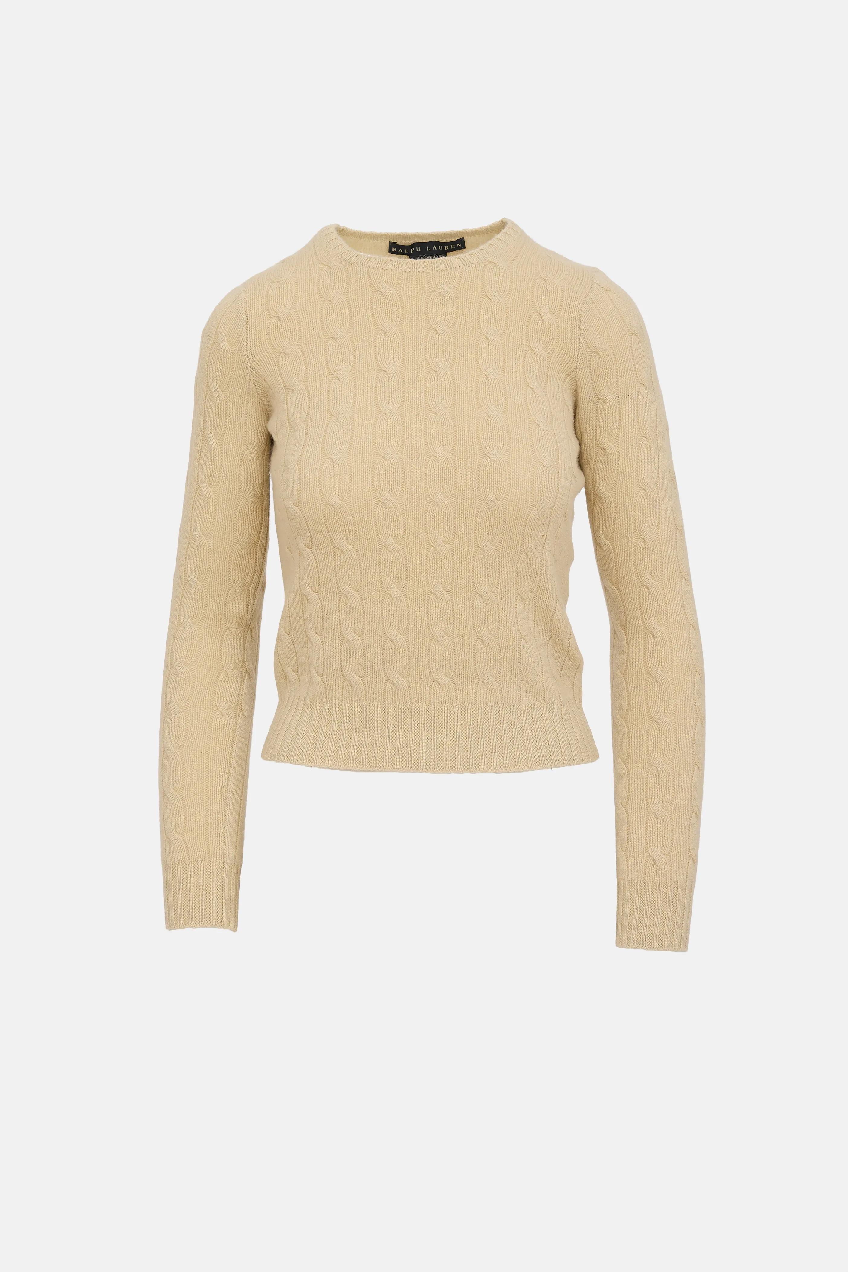 Cashmere Cable Knit Sweater sold by VSP Consignment