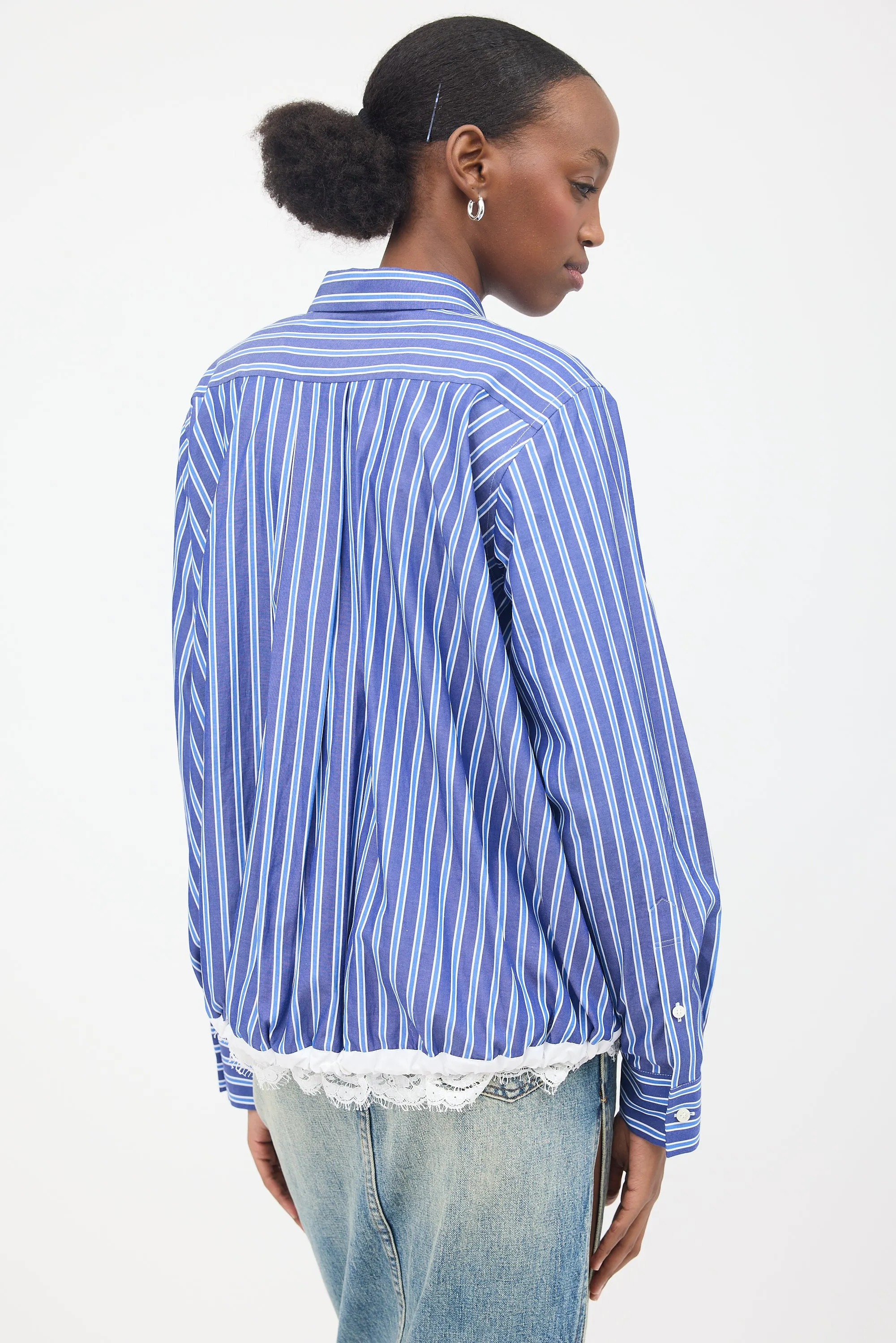 Striped Drawstring Shirt sold by VSP Consignment product image thumbnail 4