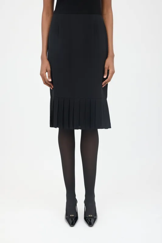 2011 Pleated Midi Skirt sold by VSP Consignment
