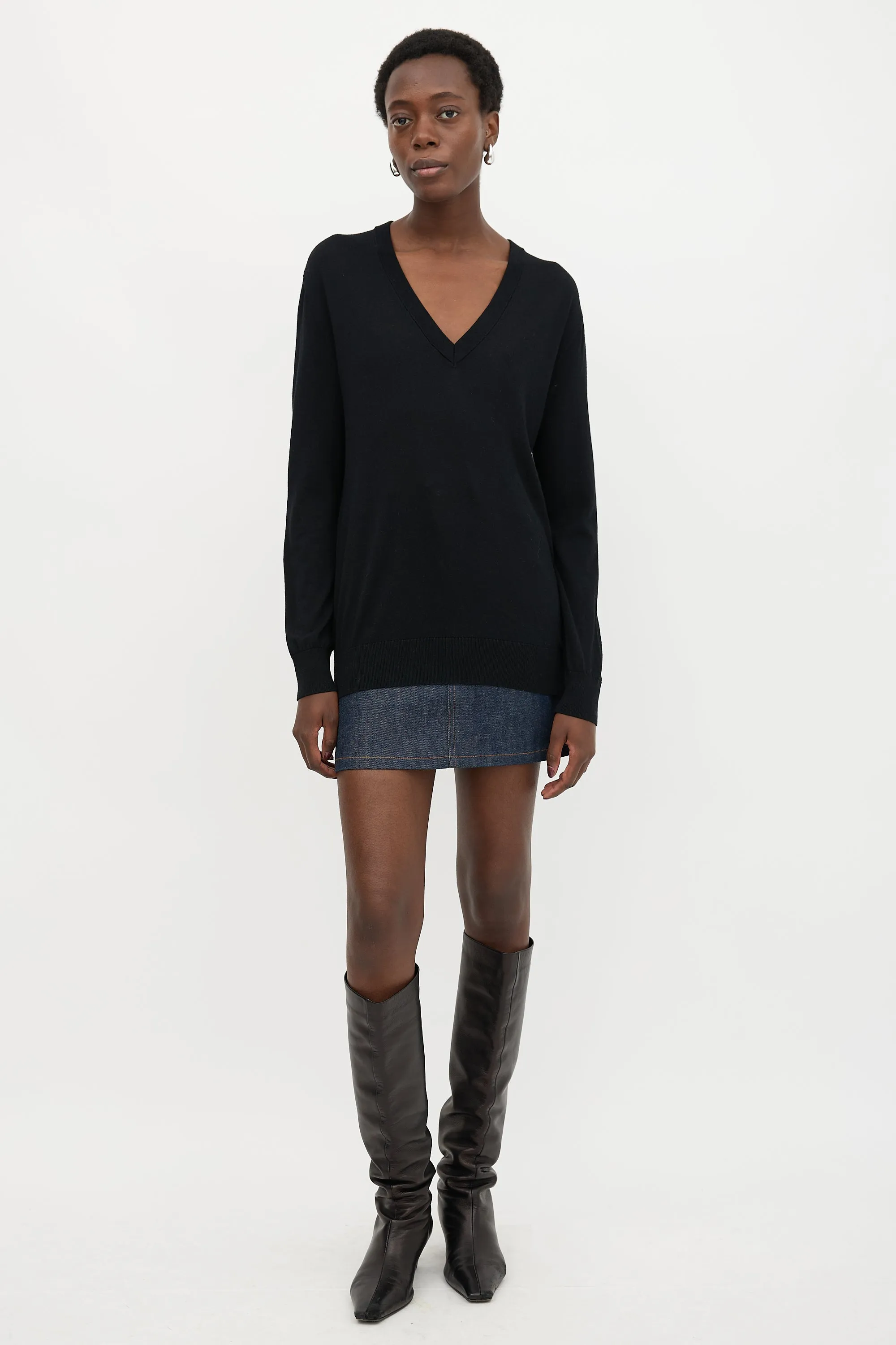 Wool & Silk Knit Top sold by VSP Consignment product image thumbnail 5