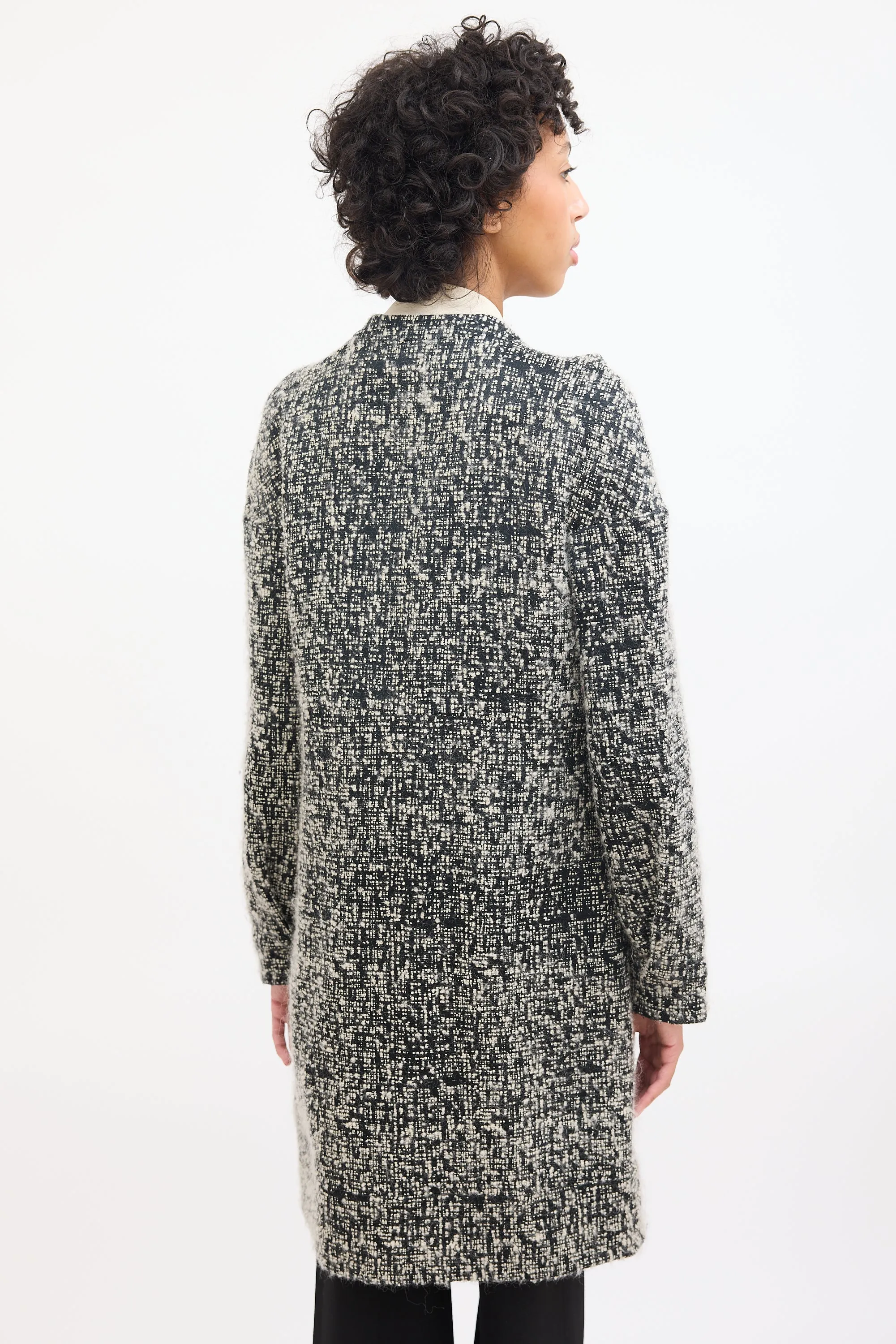 Wool Boucle Mid Length Coat sold by VSP Consignment product image thumbnail 5