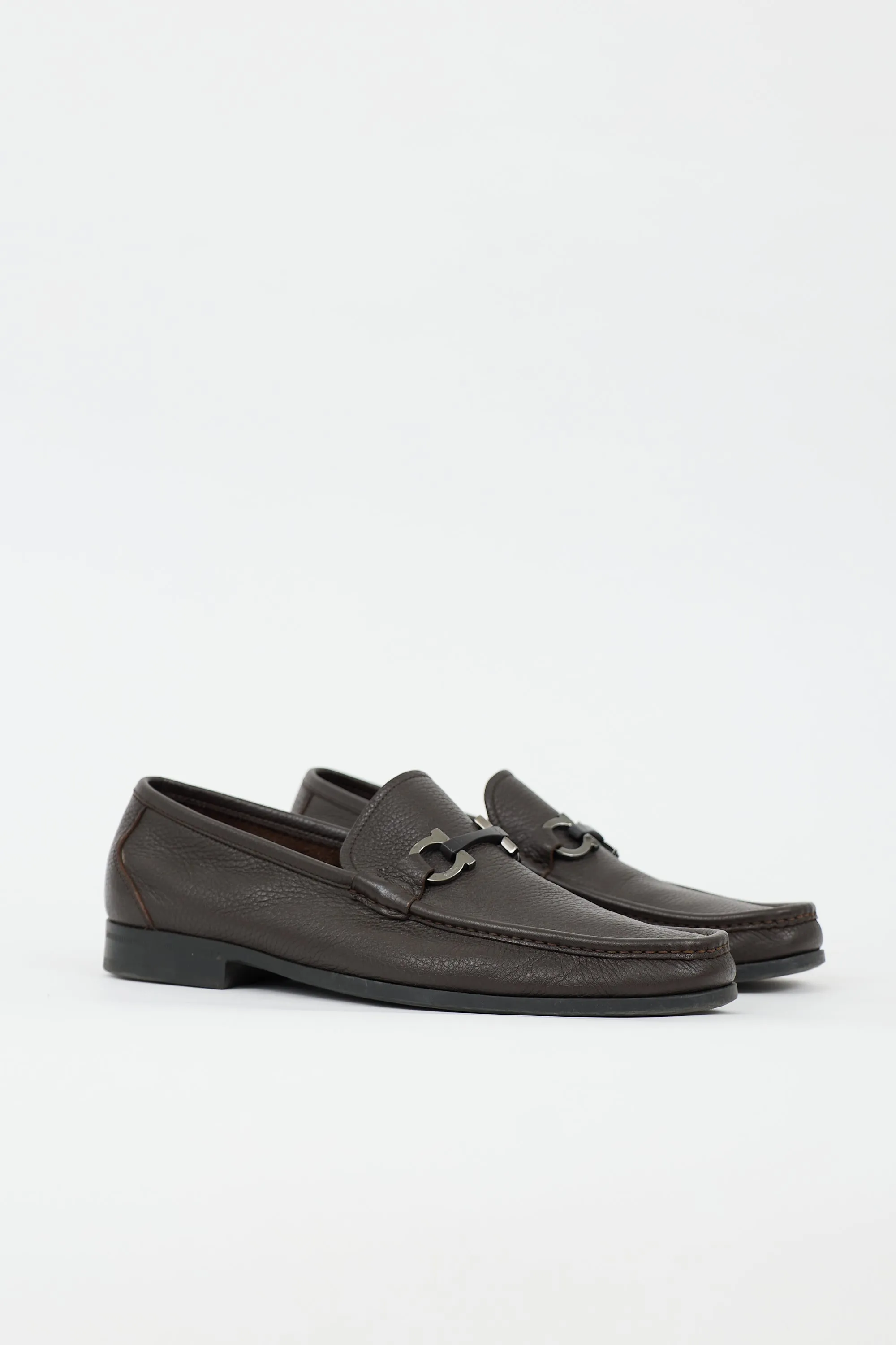 Leather Gancini Loafer sold by VSP Consignment product image thumbnail 3