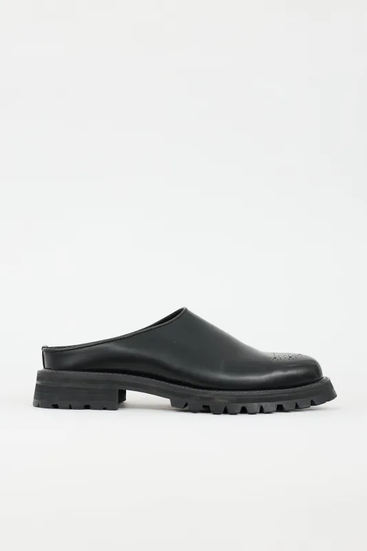 Leather Commando Mule made by Hender Scheme