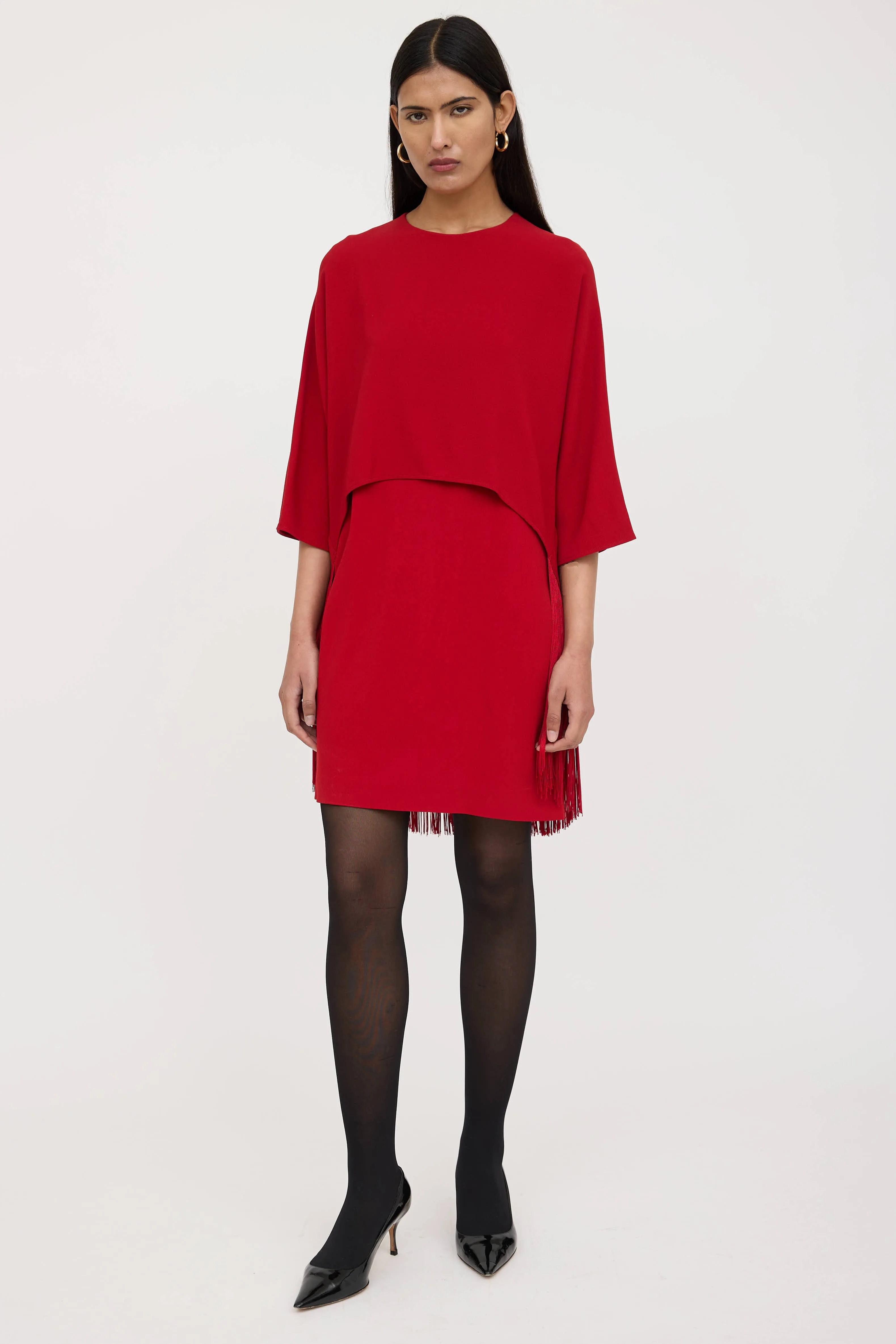 Fringe Layered Dress sold by VSP Consignment product image thumbnail 2