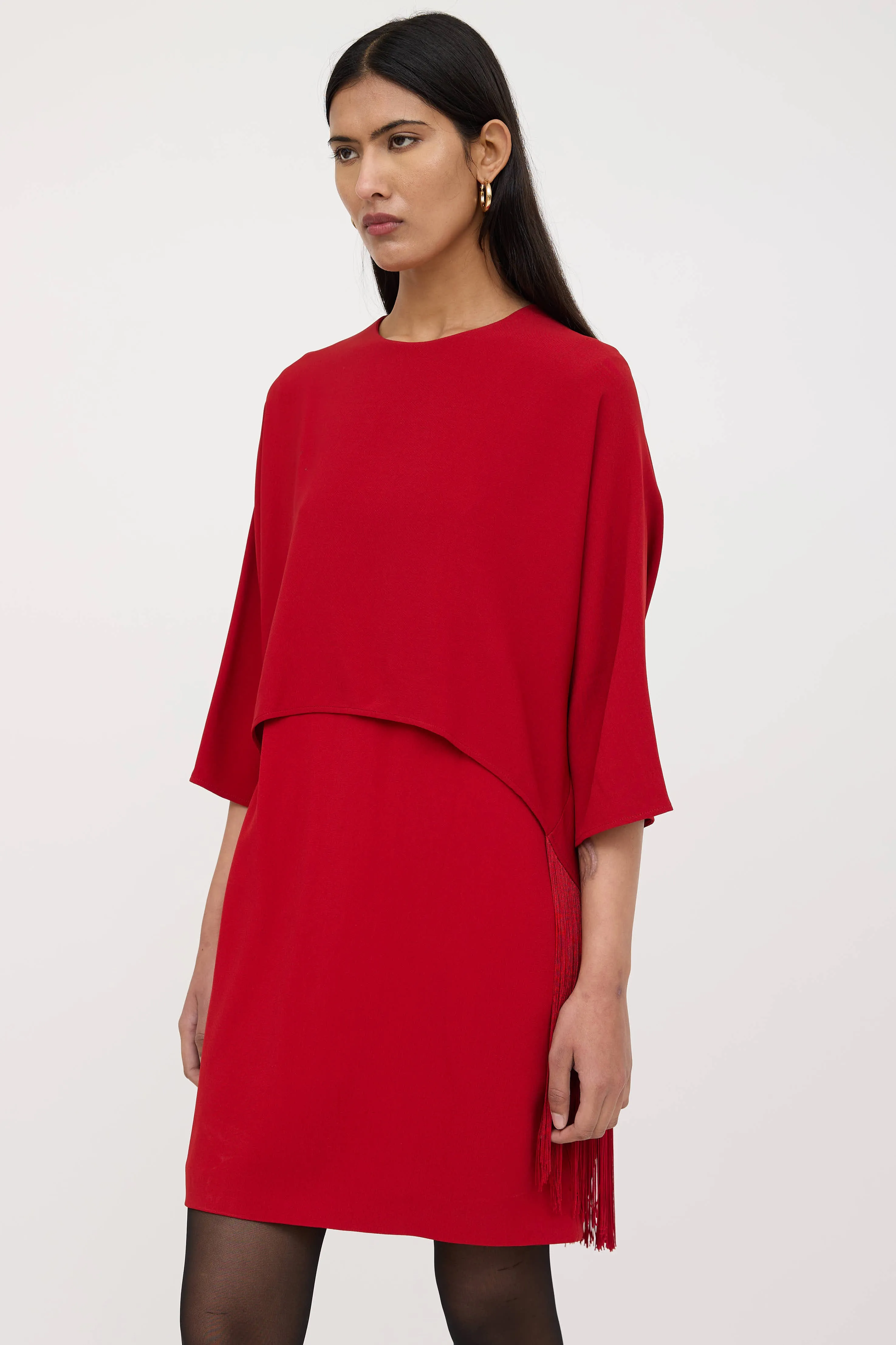 Fringe Layered Dress sold by VSP Consignment product image thumbnail 4