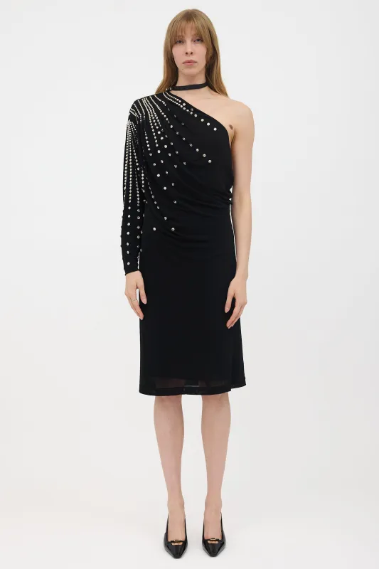 Embellished One Shoulder Dress sold by VSP Consignment